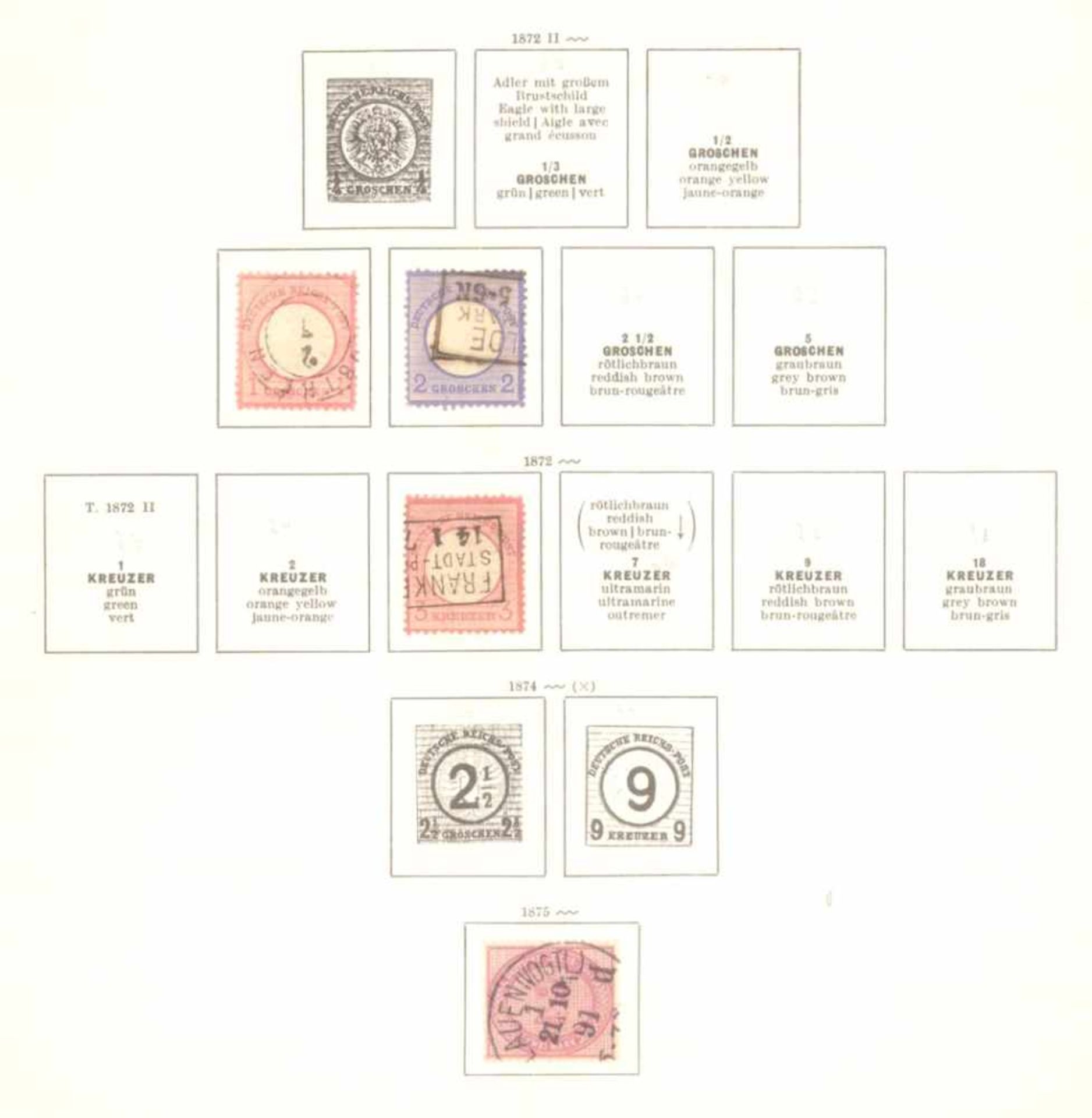 Sammlung Deutsches Reich 1872-1945Deutsches Reich inkl. Besetzte Gebiete, postfrisch,gestempelt - Bild 5 aus 15