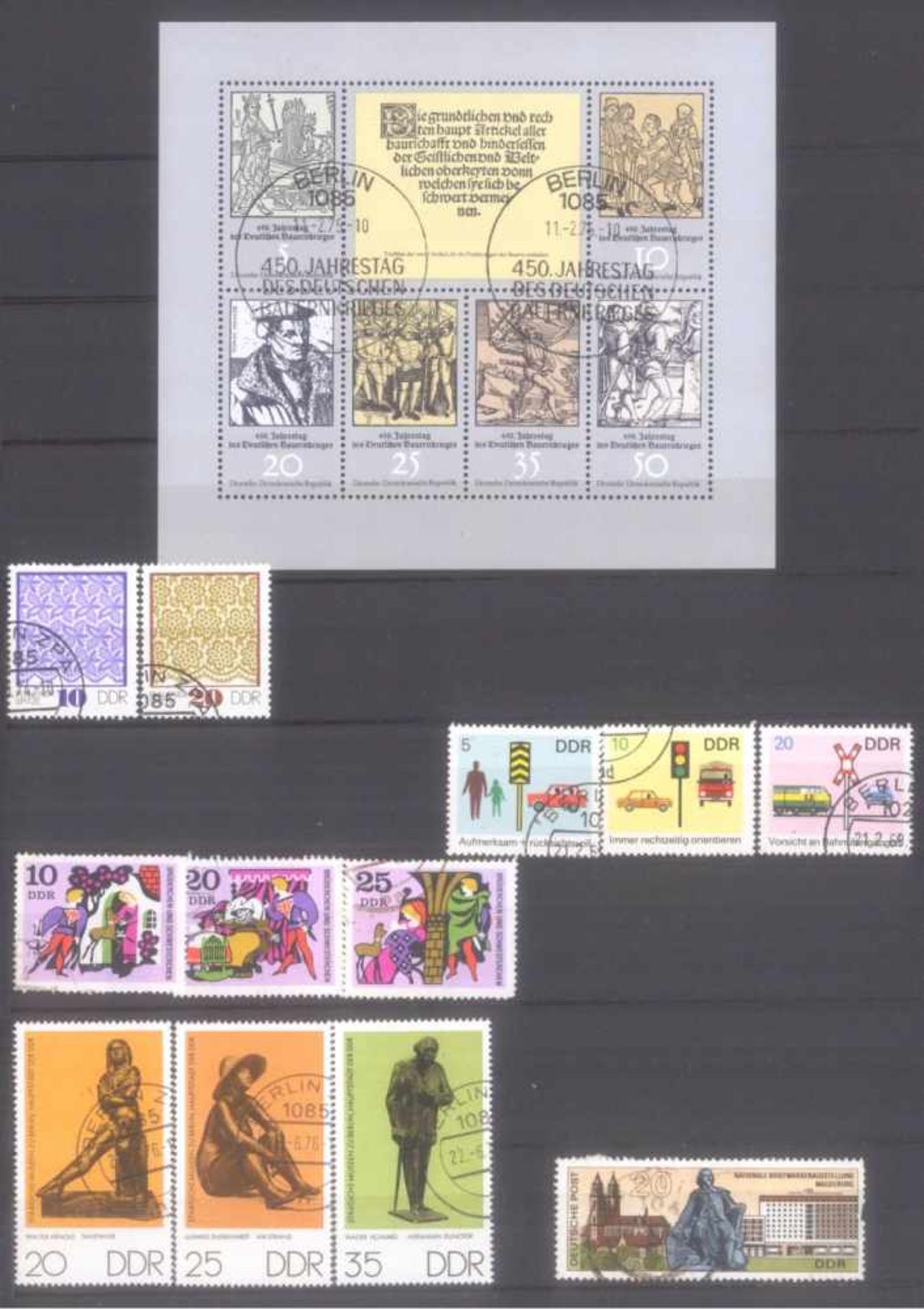 Kleiner Briefmarkennachlass, Bund, DDR, Berlin4 Alben, auch ein wenig Deutsches Reich.Wenig - Image 8 of 15