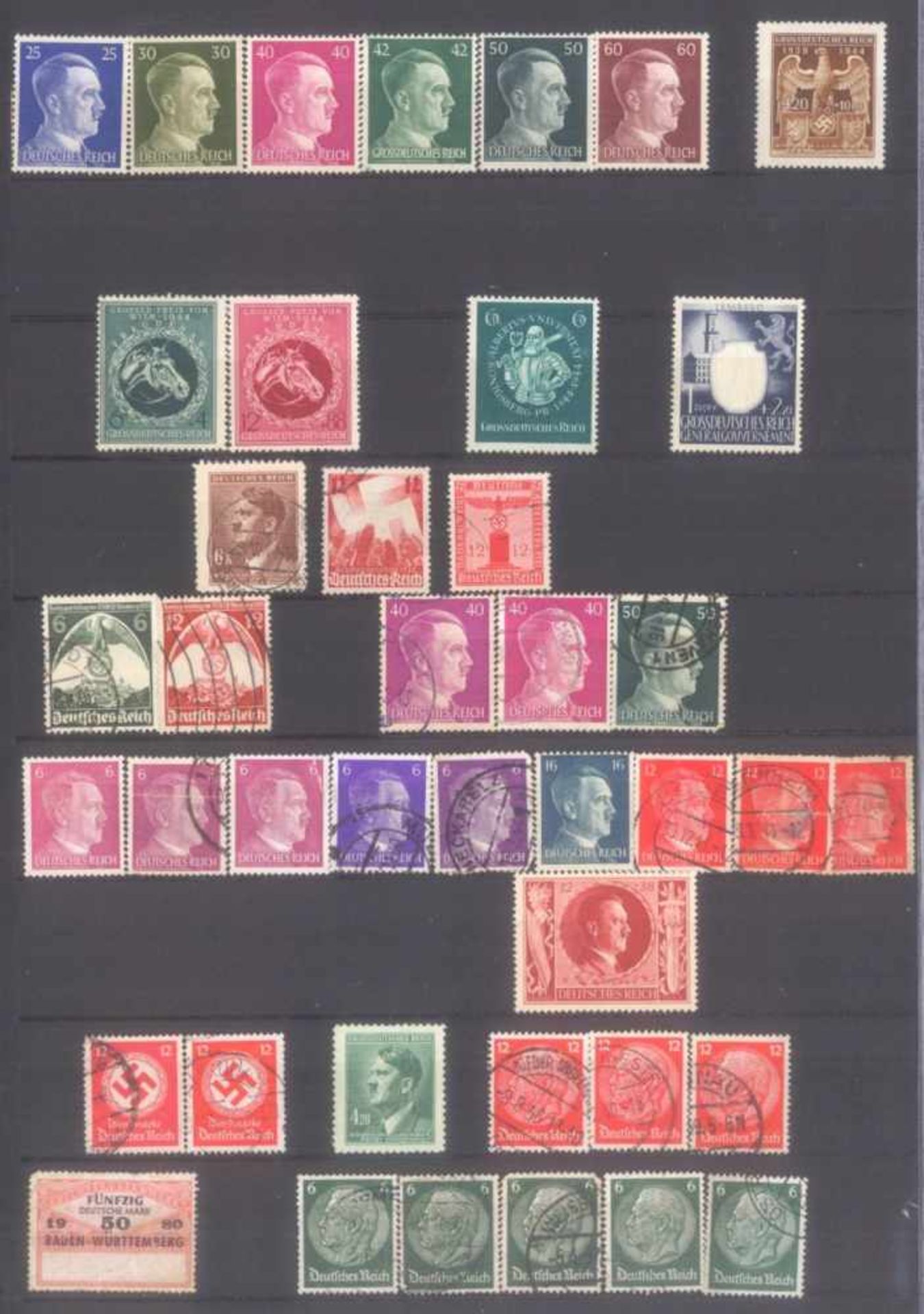 Kleiner Briefmarkennachlass, Bund, DDR, Berlin4 Alben, auch ein wenig Deutsches Reich.Wenig - Image 2 of 15