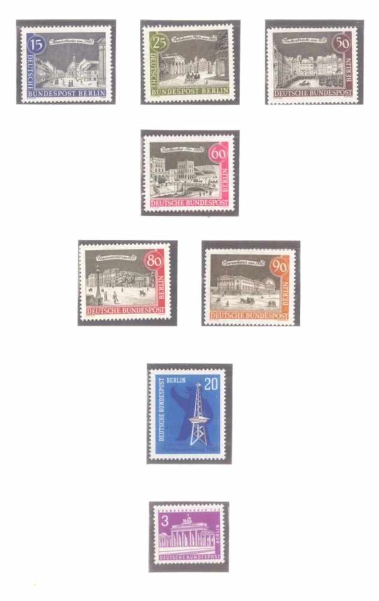 Kleiner Briefmarkennachlass, Bund, DDR, Berlin4 Alben, auch ein wenig Deutsches Reich.Wenig - Image 11 of 15