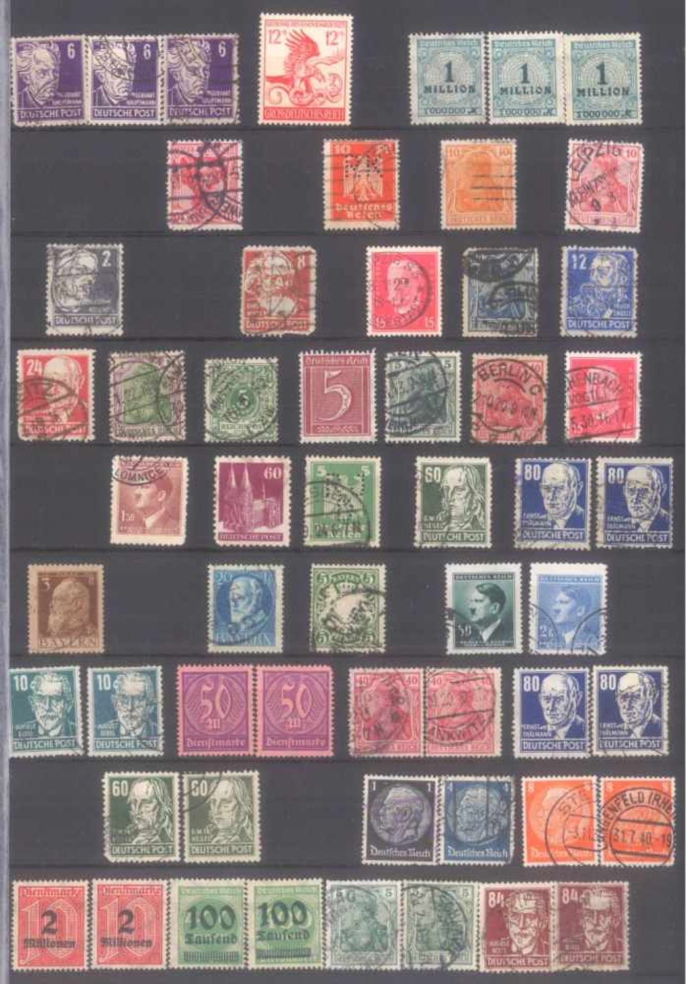 Kleiner Briefmarkennachlass, Bund, DDR, Berlin4 Alben, auch ein wenig Deutsches Reich.Wenig - Image 3 of 15