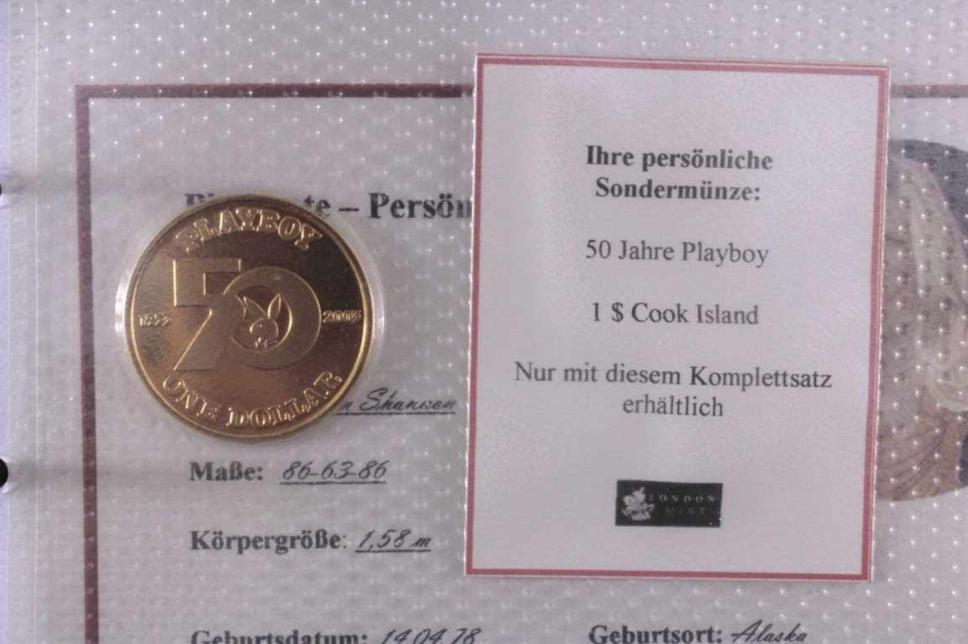 Playboy Medaillen 2004Alle 12 Medaillen sowie die One Dollar Playboy Münze.Dazu 20 Zloty Silbermünze - Image 3 of 3