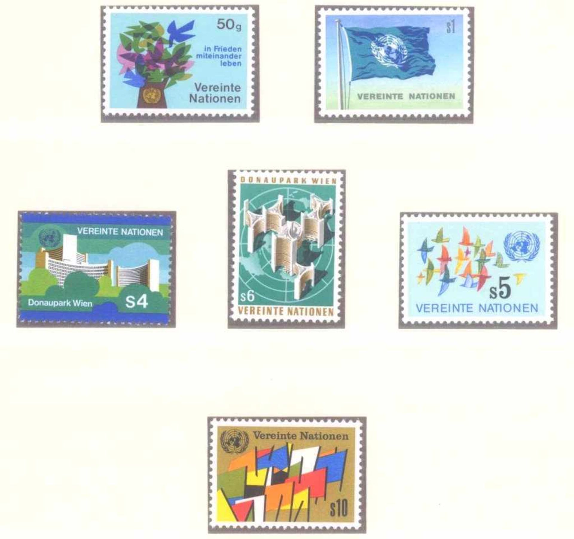 UNO Sammlung 1951-20047 bändige, umfangreiche postfrische Sammlung aller 3 Gebietein gut - Image 4 of 5