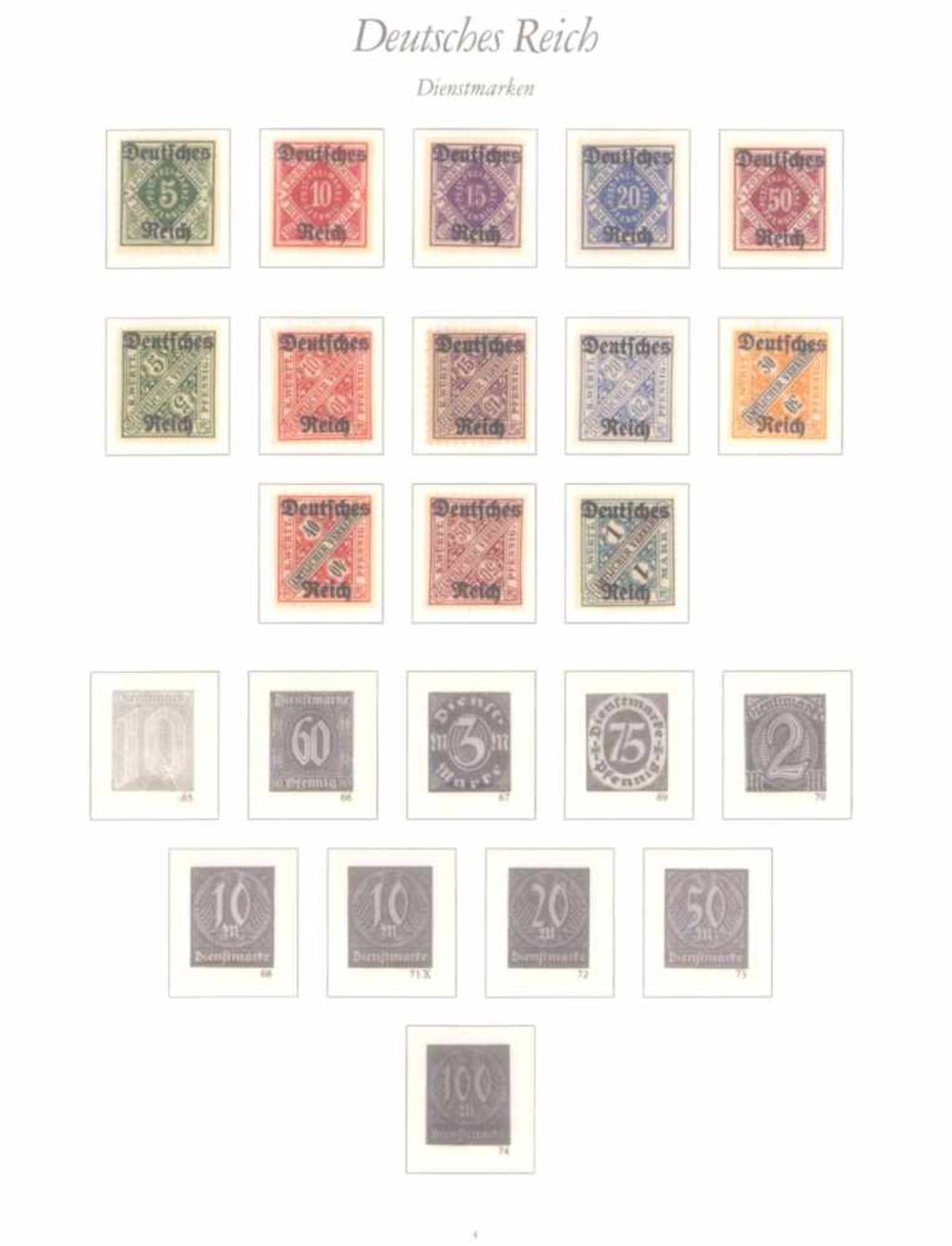 Deutsches Reich bis 1871-1932Guter Sammlungsnachlass in postfrisch und auch ungebraucht /mit kleinen - Bild 15 aus 15