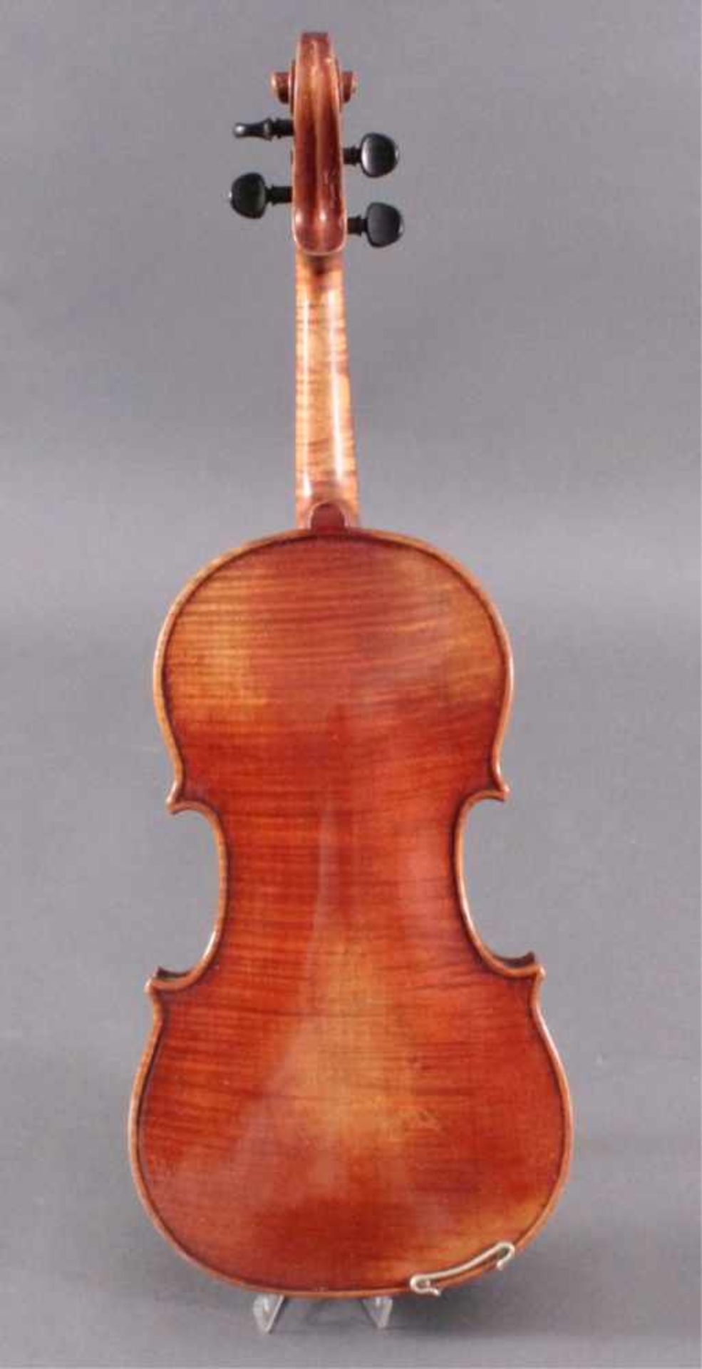 Geige / Violine mit Bogen und Geigenkasten um 1900Ca. Korpus Länge 36 cm. - Bild 6 aus 9