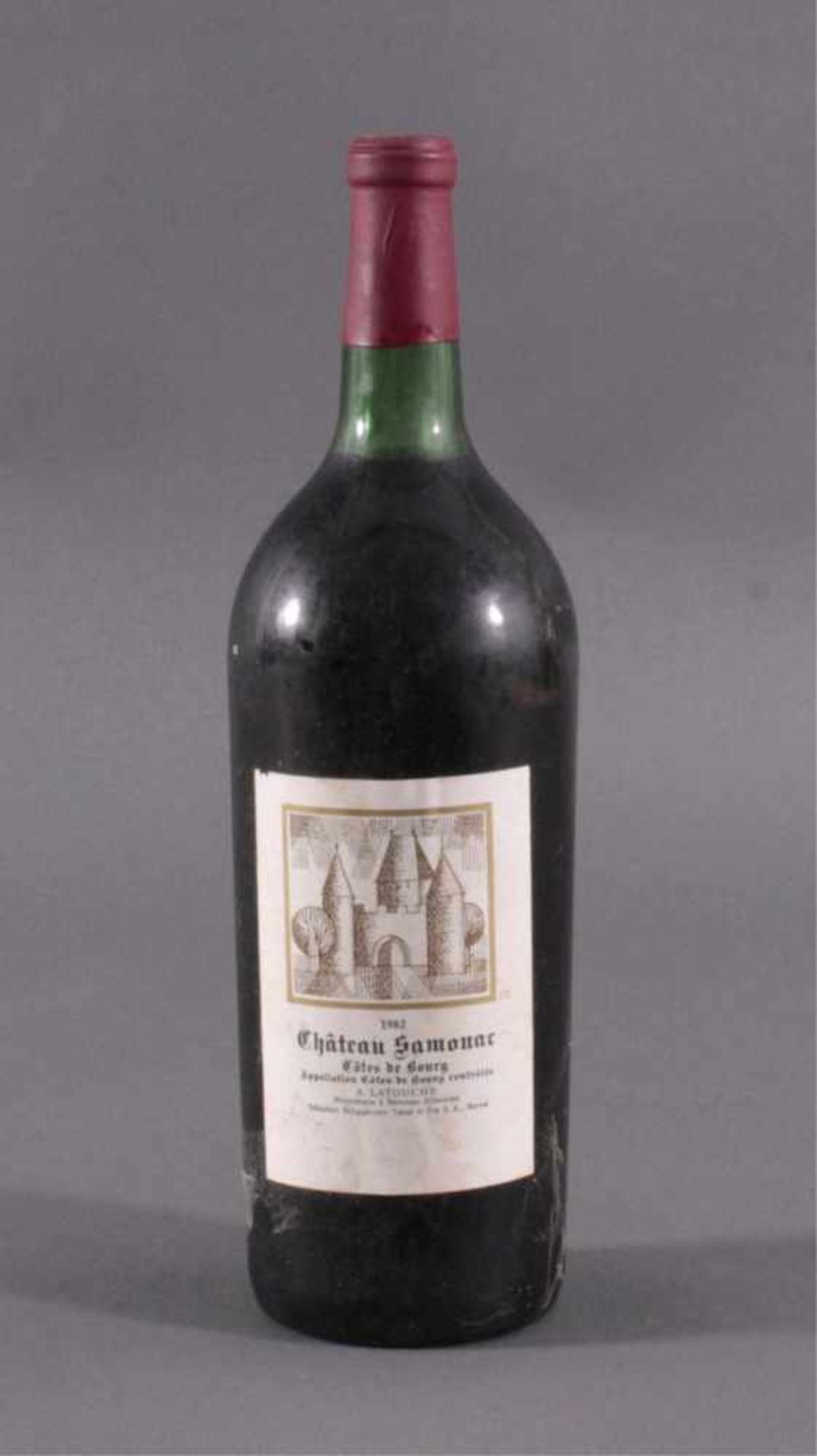 1982er Chateau Samonac, Cotes de Bourg1,5 Liter Flasche, französischer RotweinRetour 13.06.18