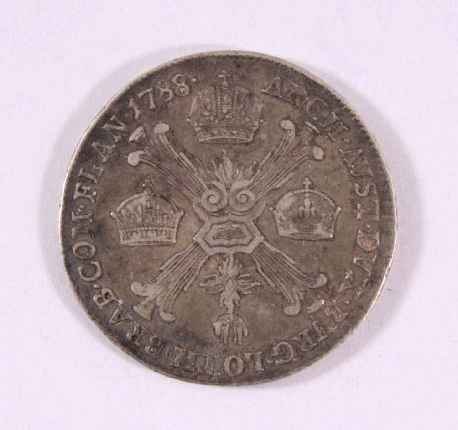 Österreich KronentalerJOSEPH II, Kronentaler Wien 1788 B, D-2,95 cm, 7,4 g - Bild 2 aus 2