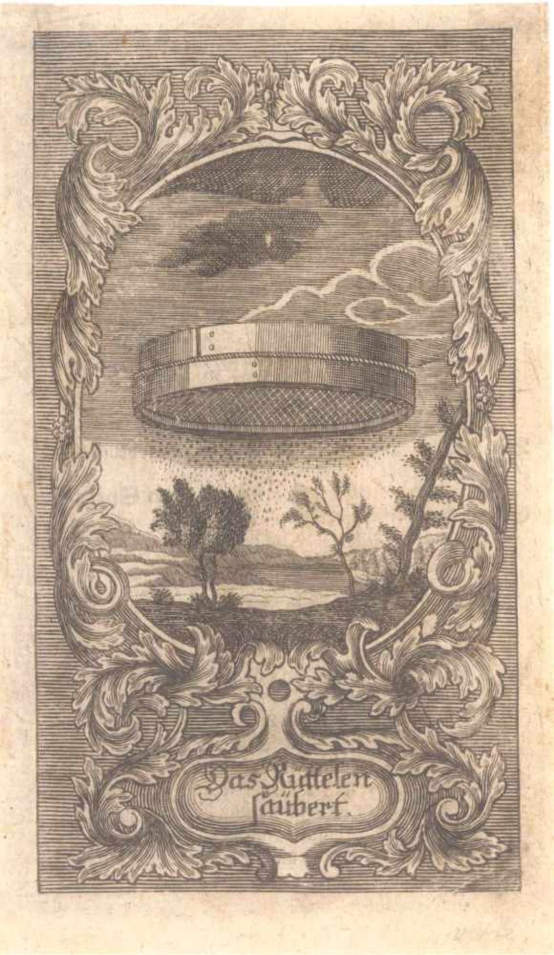 Joseph Wagner (1706-1780) Berufe- Landwirtschaft und MühlenDreschmühle, sowie Rütelsieb- - Bild 4 aus 6
