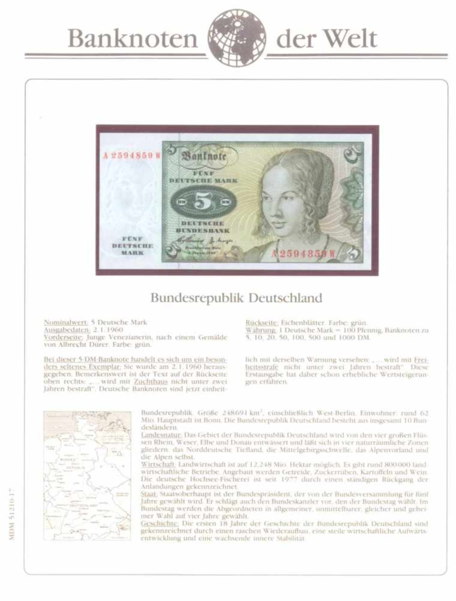 Banknoten der WeltBorek-Abo-Bezug. 2 Alben, prall gefüllt mit weit über100 Geldscheinen nebst - Bild 2 aus 4