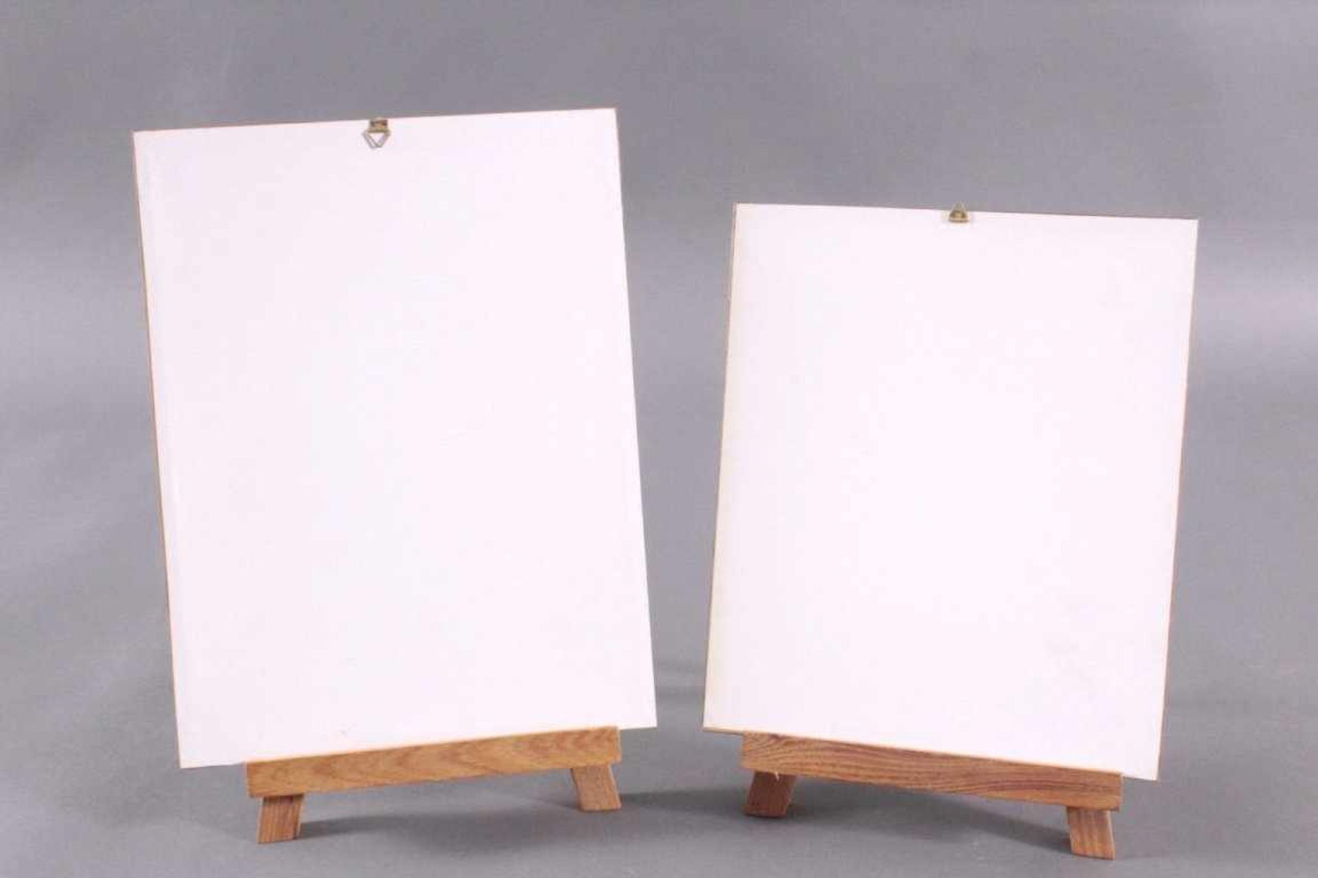 Zwei Radierungen"Kranich", signiert Wolff, ca. 20 x 14 cm."Rohrdommel", signiert Lindenberg, ca. - Image 4 of 4