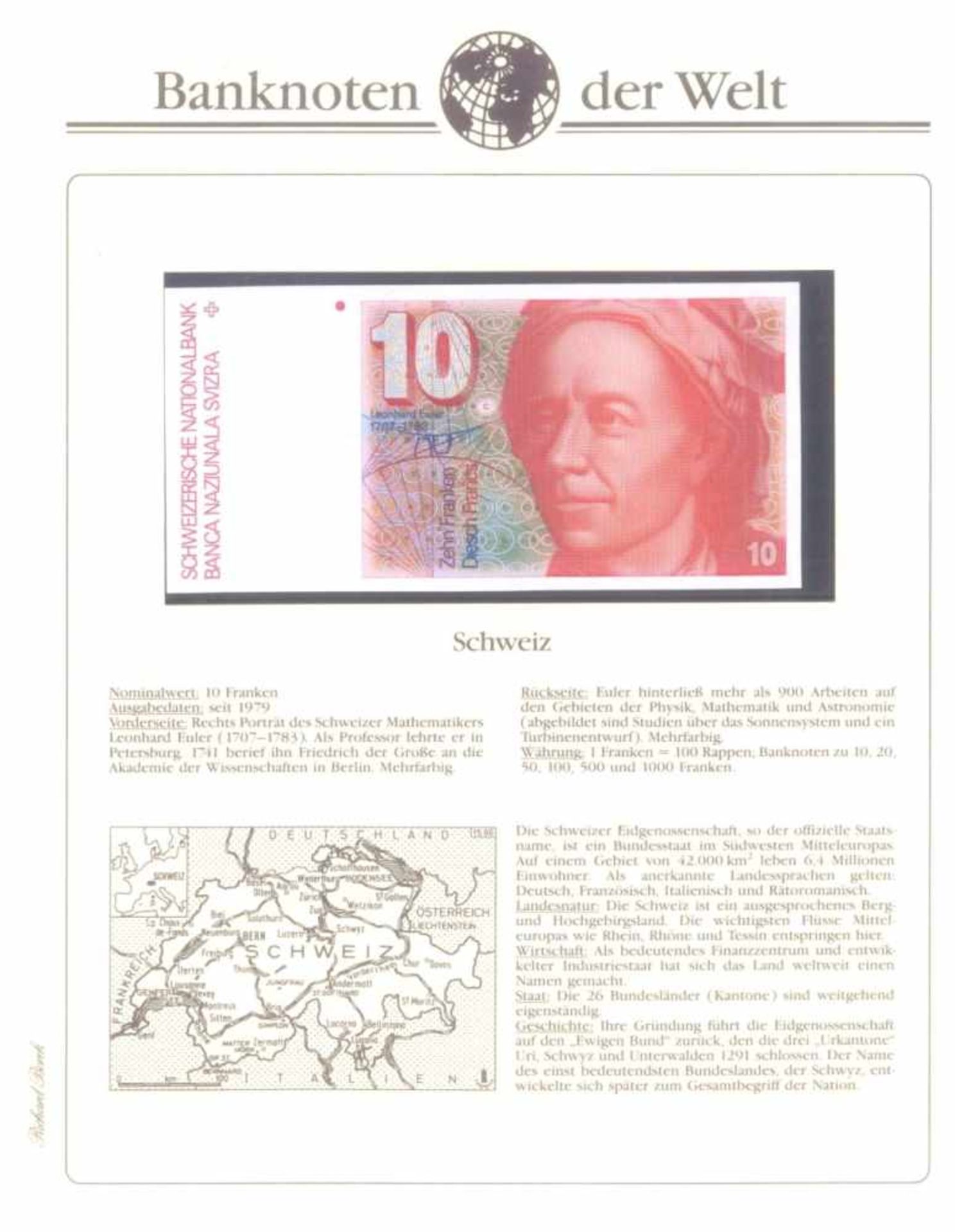 Banknoten der WeltBorek-Abo-Bezug. 2 Alben, prall gefüllt mit weit über100 Geldscheinen nebst - Bild 4 aus 4