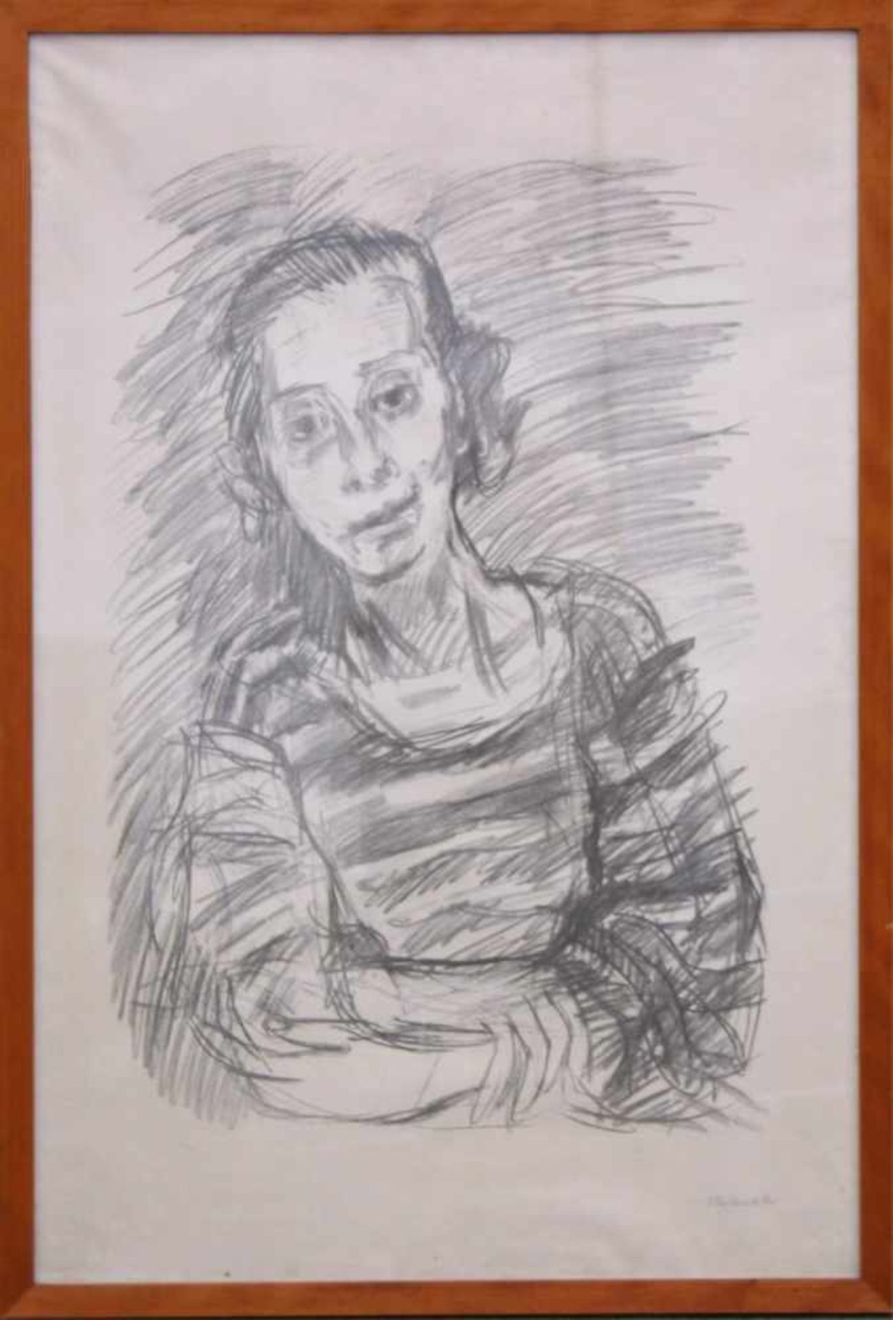 Oskar Kokoschka (1886-1980)Lithographie auf festem cremefarbenem Papier, handsigniert,ca. 87 x 58