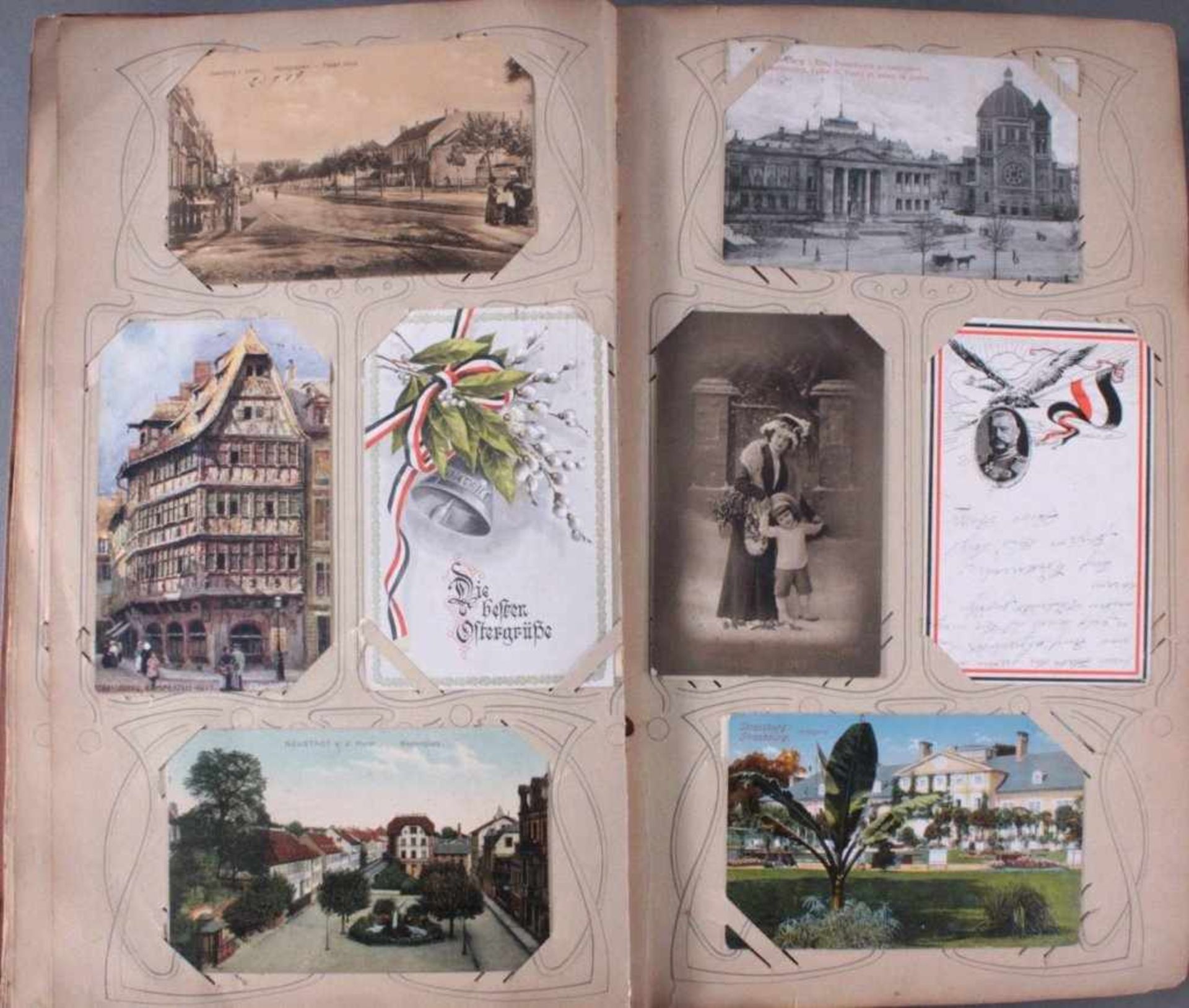 PostkartenalbumÜber 400 Ansichtskarten aus dem frühen 20. Jahrhundert.Viele Postkarten aus dem - Bild 4 aus 6