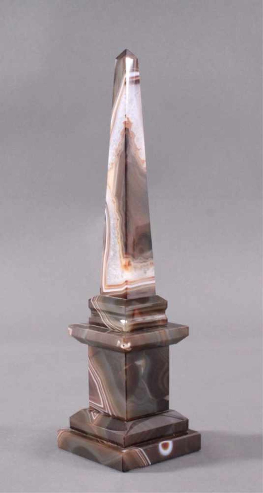 Achat ObeliskHöhe ca. 40 cm, Gewicht ca. 2,55 kg. - Image 2 of 4