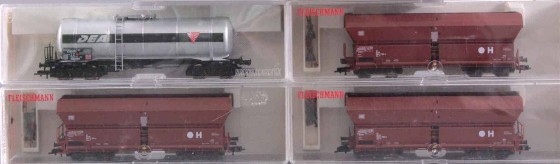 Fleischmann Dampflok 4088, 86 522 Spur H0 mit 4 WaggonsIn der Originalverpackung, Waggons 3x 5521 - Image 4 of 4