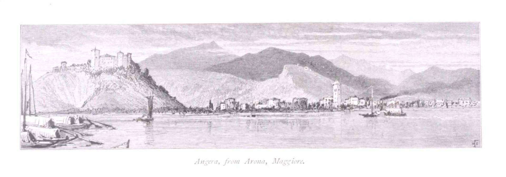 Grafiken Konvolut. Italienische Städte-Ansichten10 Stück und ein Zeitungsaussschnitt von 1892. - Bild 11 aus 12