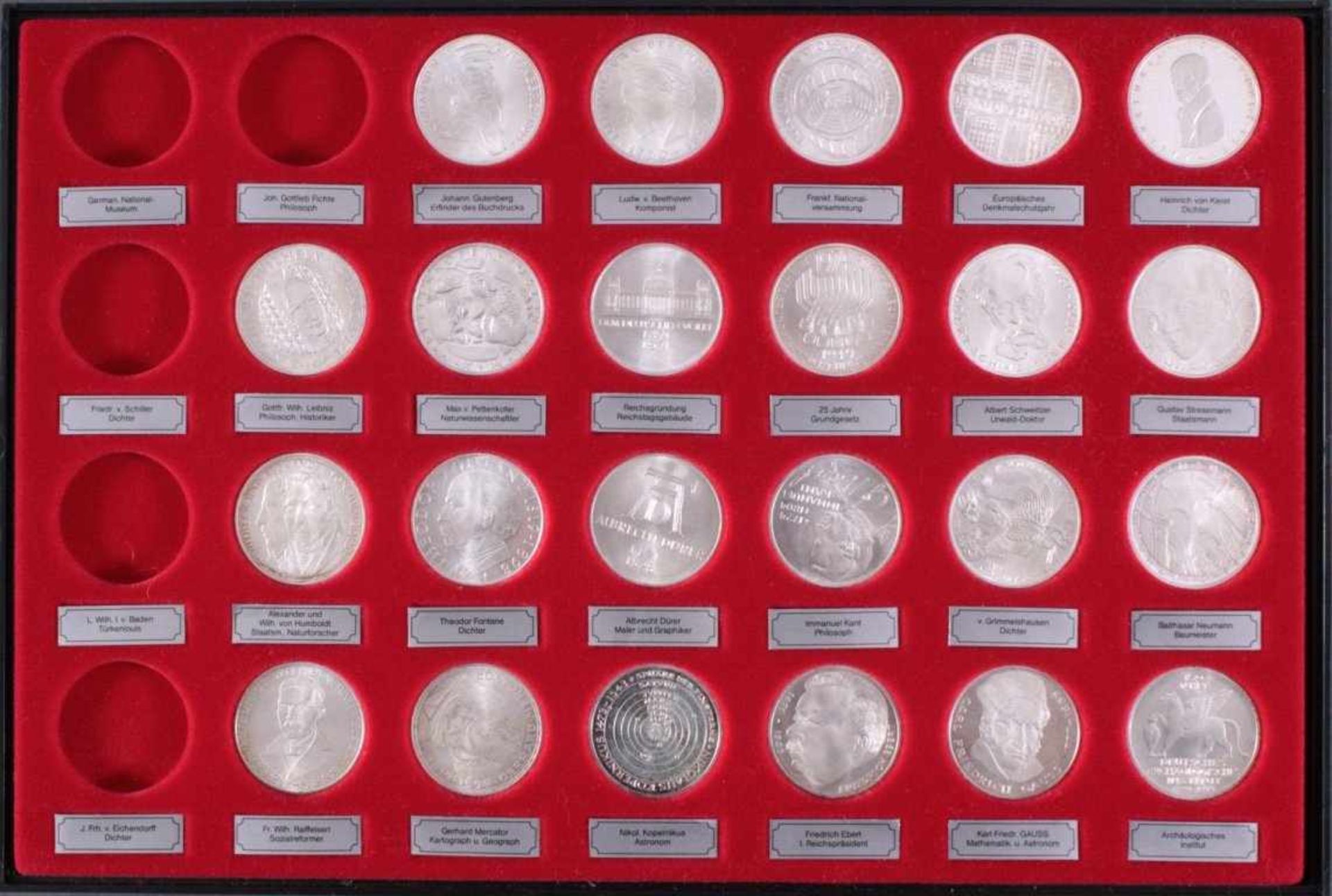 38 5-DM Münzenin 2 Ka-Be Münzschubern, ohne die "Ersten fünf", Zustandzumeist ss+, anbei 10 - Image 2 of 5