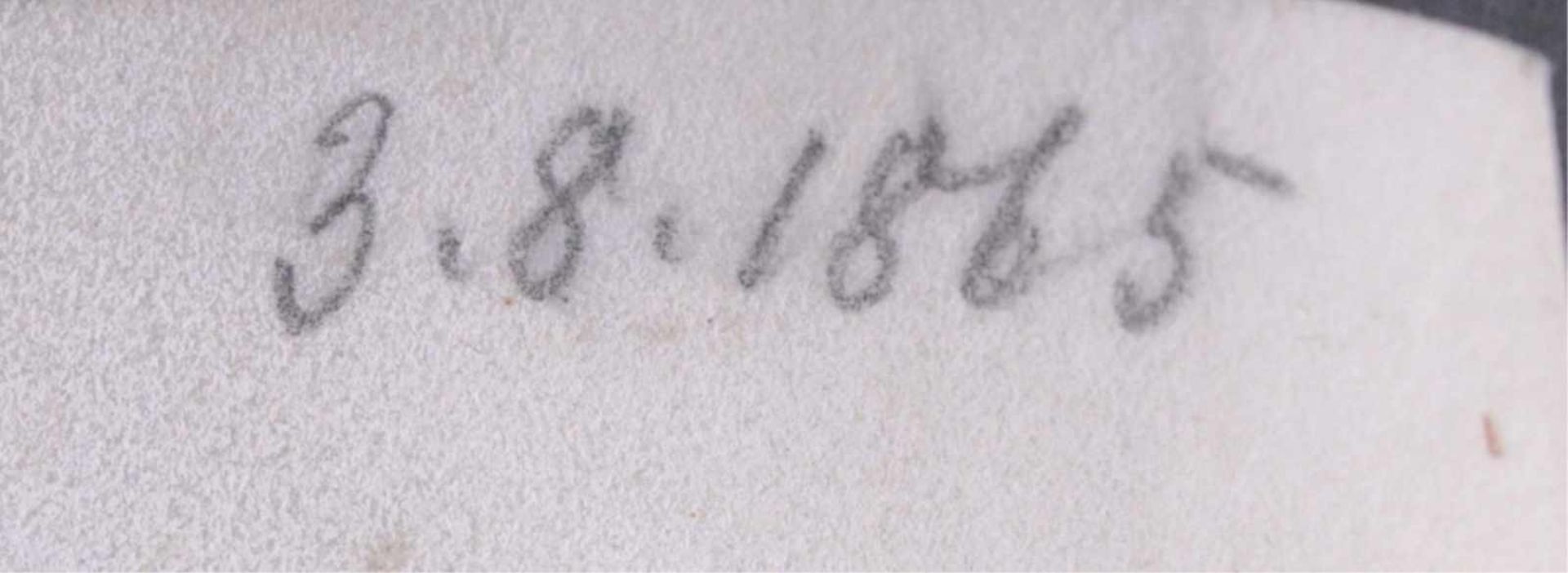 Promotionsurkunde "Summis Auspiicis" 1865, WienHandgemalte Urkunde mit diversen Autographen. - Bild 3 aus 6