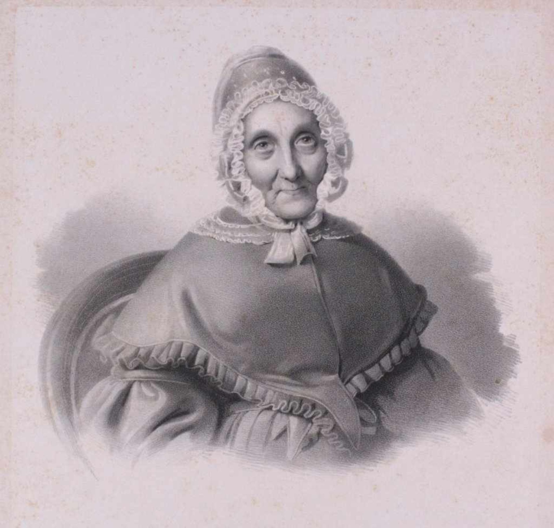 Adolf Honeck 1812-1879Grafikmappe mit 5 Grafiken, 1 Grafik in der Platte signiertund datiert 1850, - Bild 3 aus 5