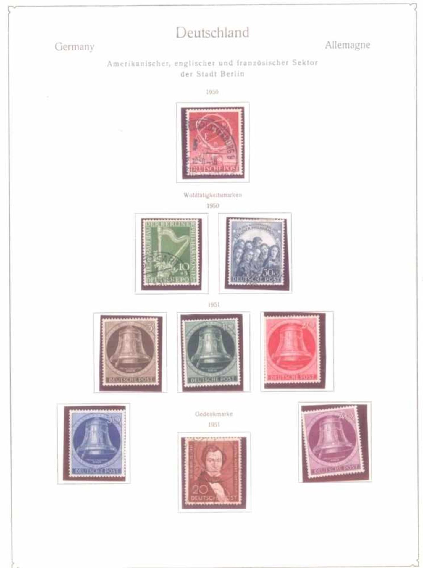 BriefmarkennachlassBerlin Sammlung mit einem Michelwert weit über 2000Euro. Inklusive 1-20 - *. 21- - Bild 7 aus 13