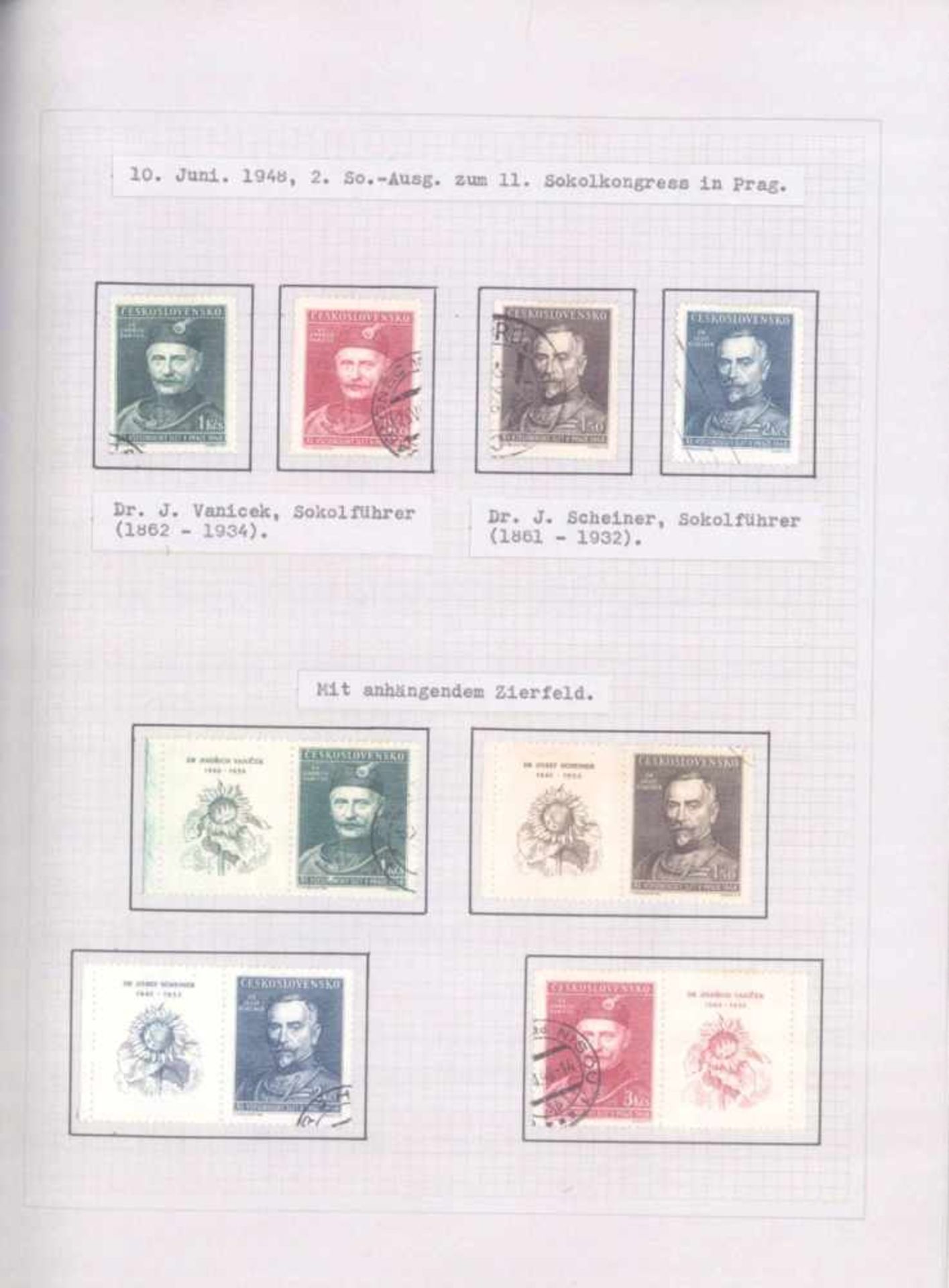 Ausstellungssammlung CSSR 1945-1992Komplette Aussstellungssammlung der CSSR in 8 Alben aus - Bild 19 aus 22