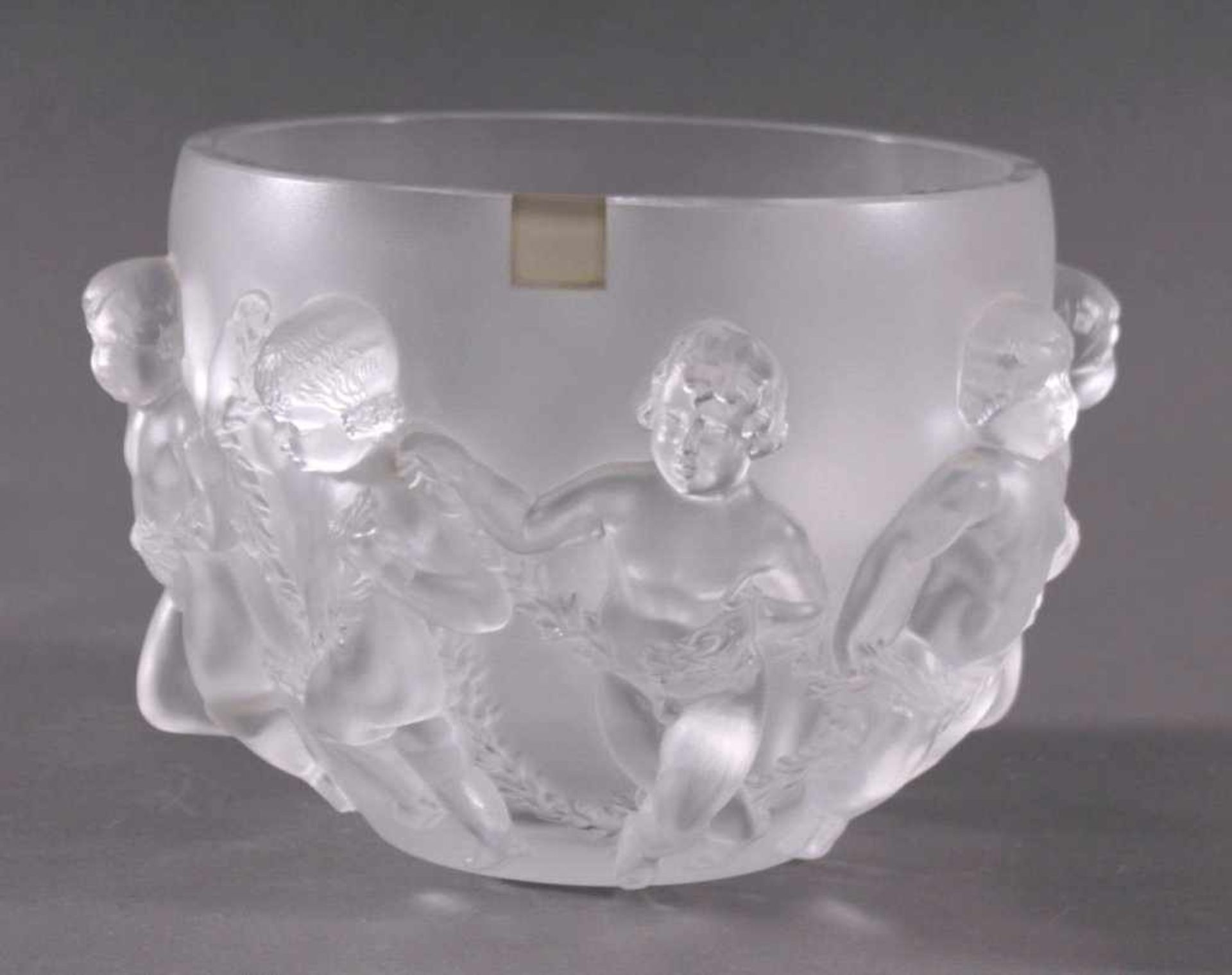 Große Vase, "Luxembourg" - Lalique Cristal Paris20. Jahrhundert, Entwurf René Lalique, 1945. - Bild 3 aus 6