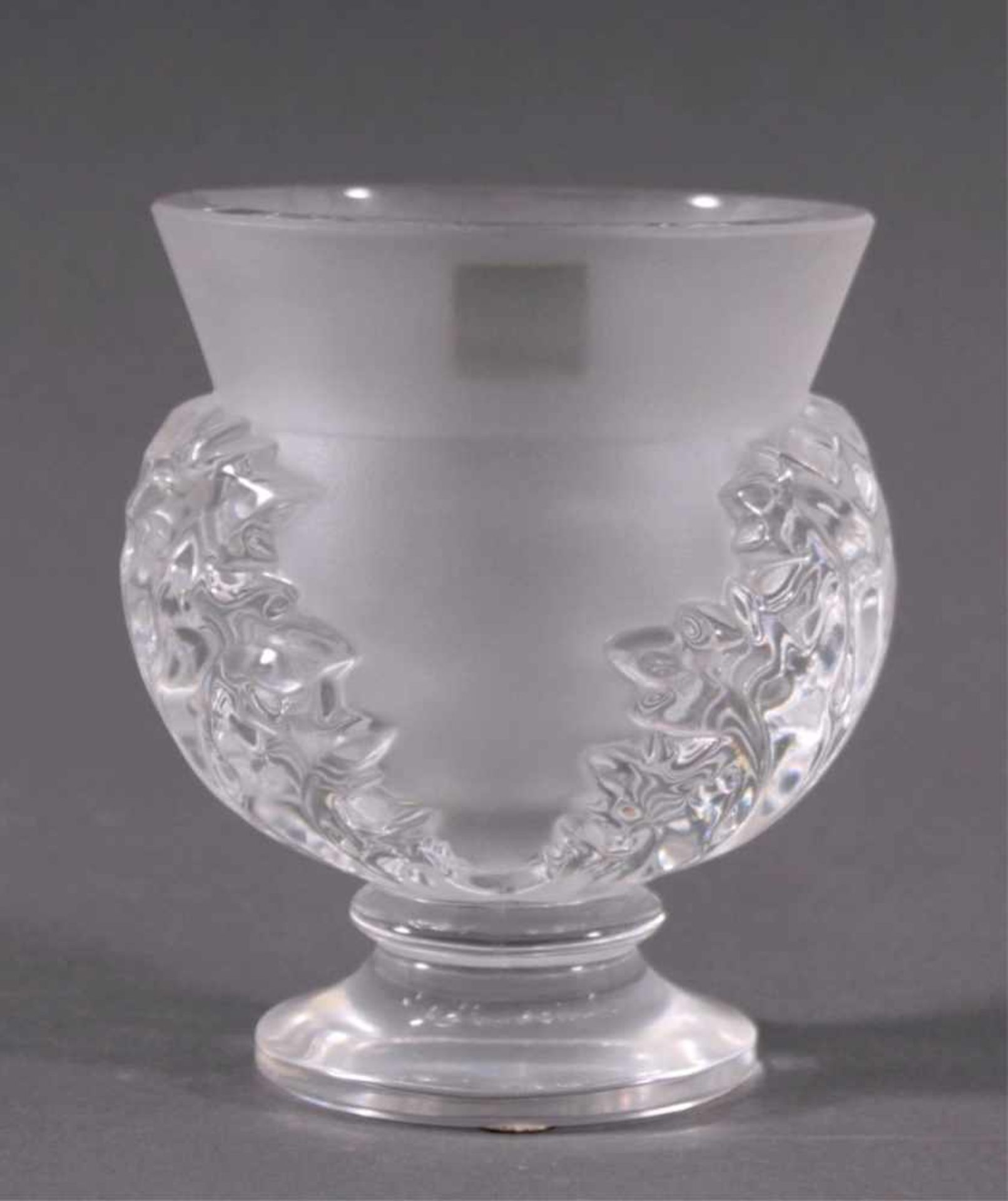 Vase, "Saint Cloud" - Lalique Paris Cristal20. Jahrhundert, farbloses Kristallglas, patiell - Image 3 of 7