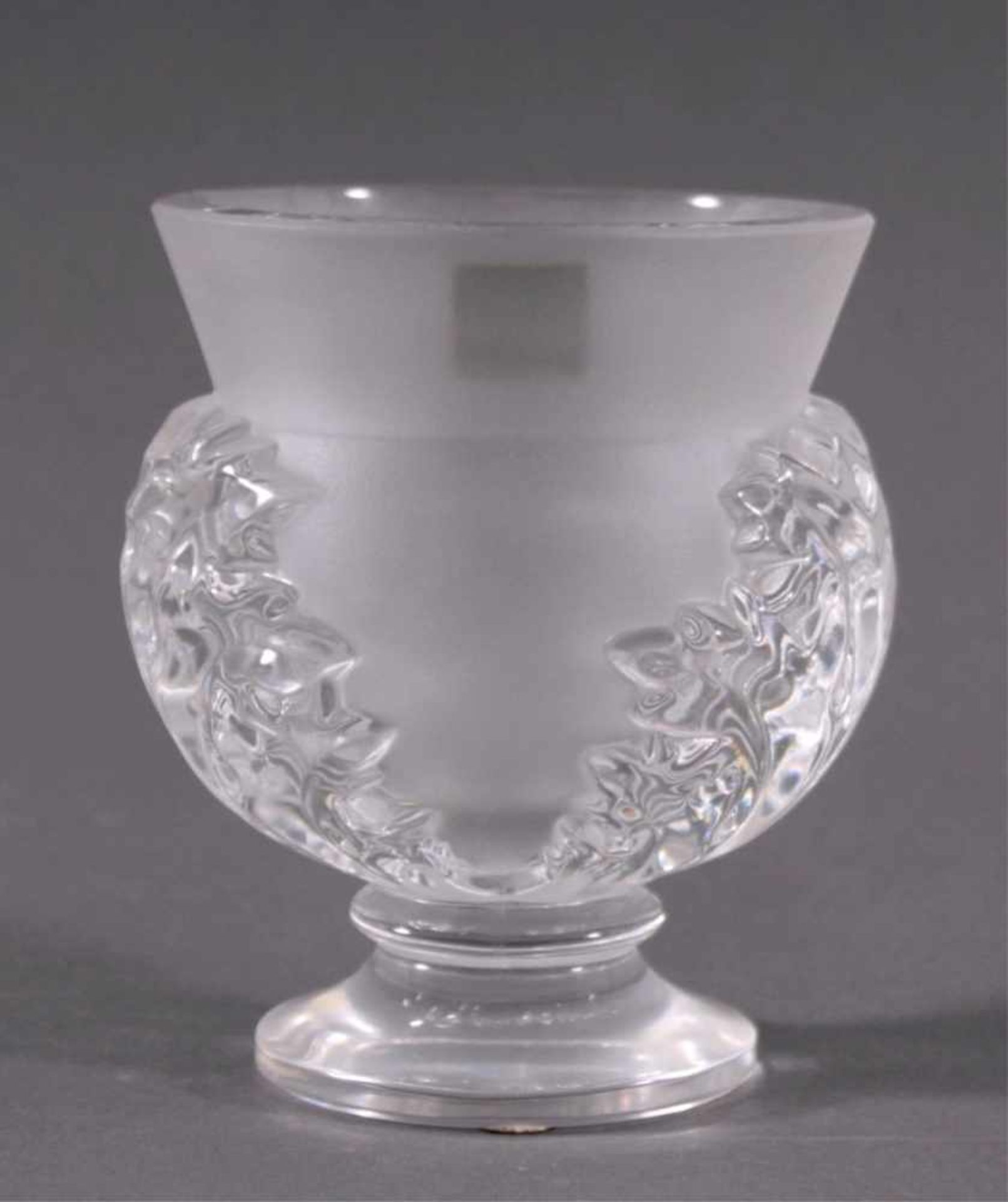 Vase, "Saint Cloud" - Lalique Paris Cristal20. Jahrhundert, farbloses Kristallglas, patiell - Bild 3 aus 7