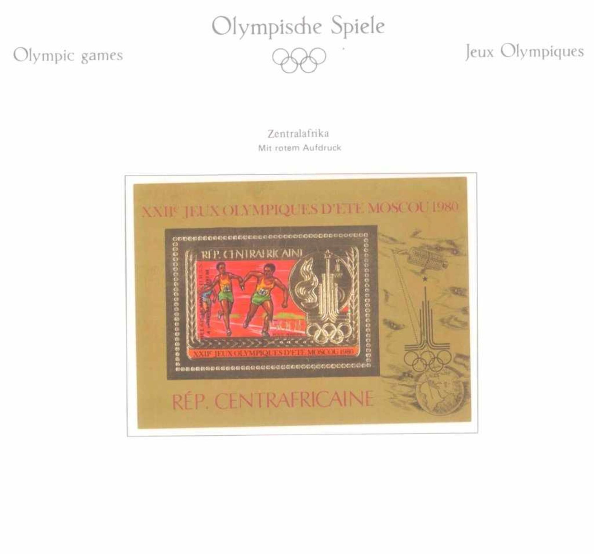 Olympische Spiele 1980Abobezug in 3 Alben. Offizielle Alben der deutschenSporthilfe zu den - Bild 2 aus 5