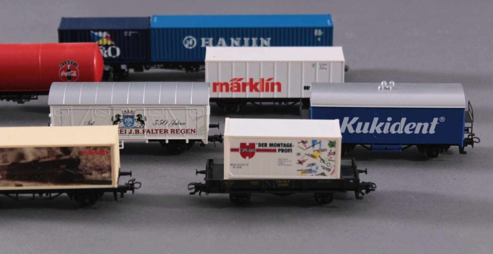 10 Märklin Waggons, H0Unterschiedliche Modelle, teils mit Werbeaufdruck und / oderZubehör. - Image 3 of 3