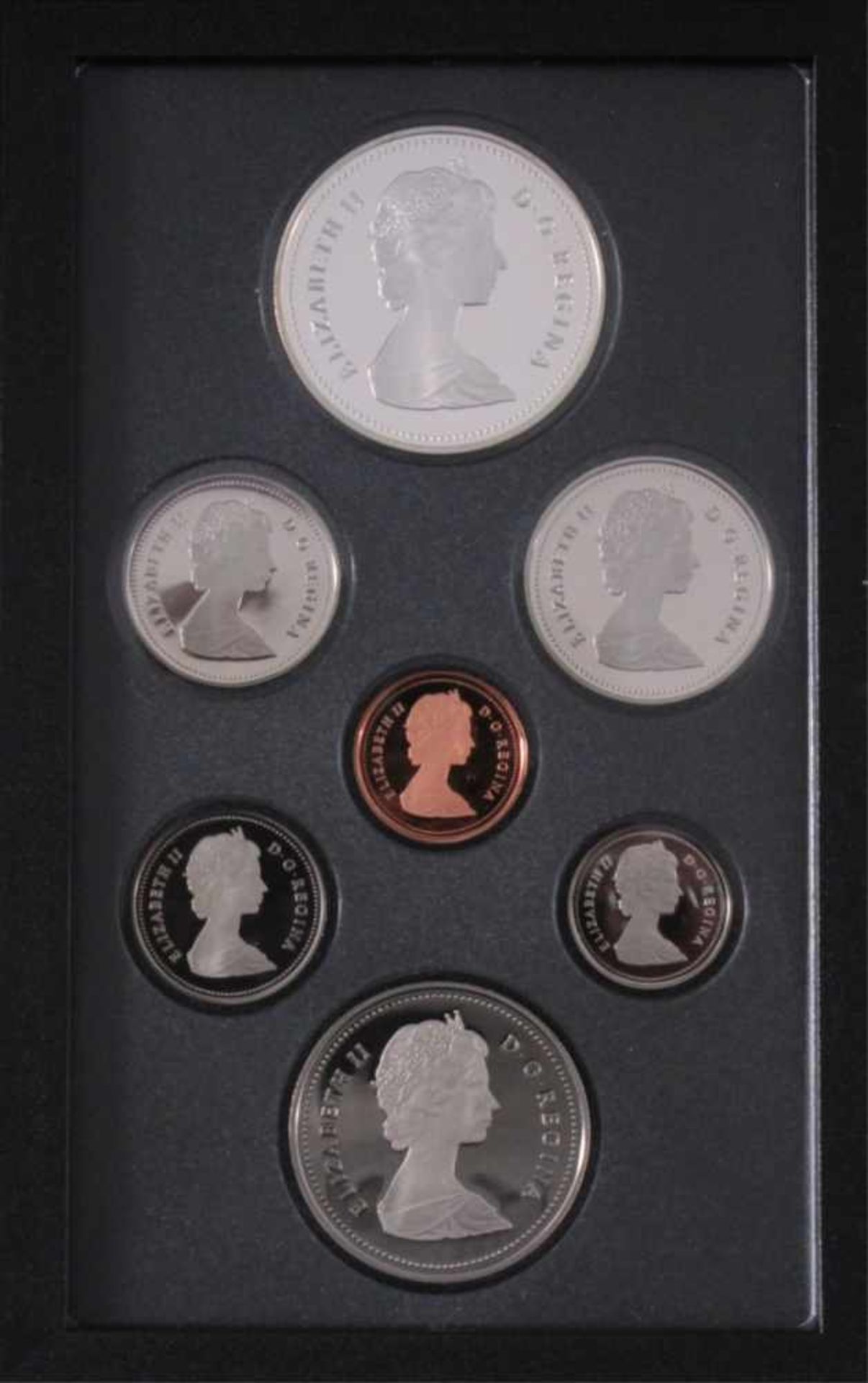 KMS Kanada 1987 PPMit Silberdollar in originaler Verpackung der Royal CanadianMint. - Bild 2 aus 3