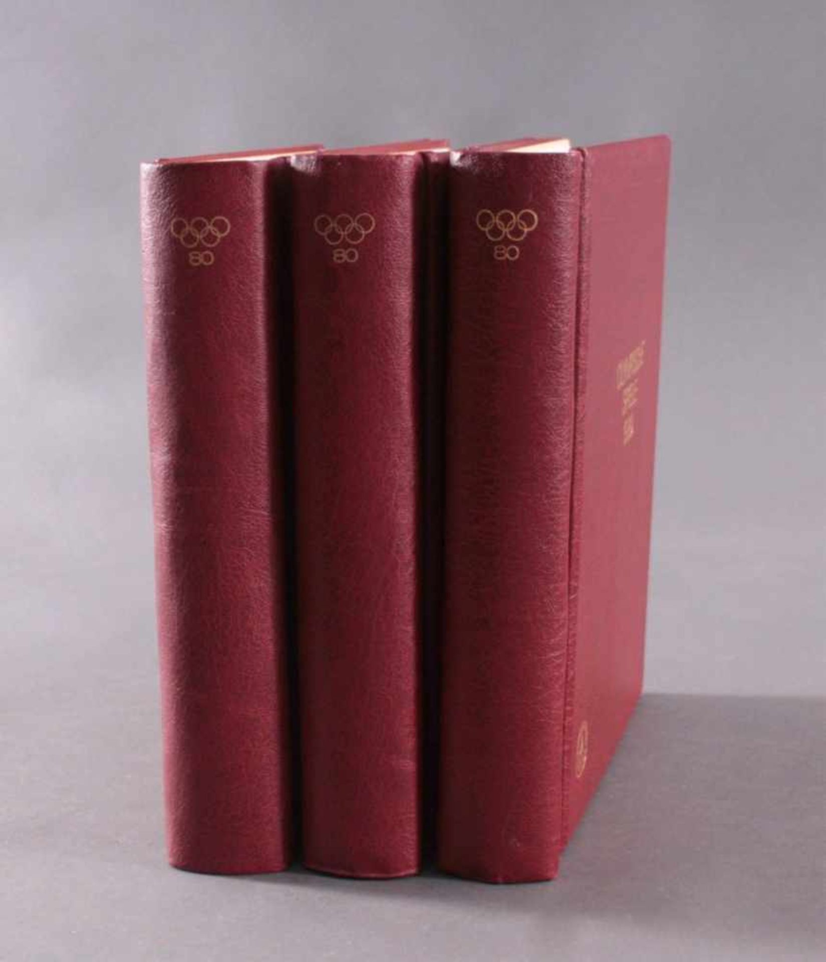 Olympische Spiele 1980Abobezug in 3 Alben. Offizielle Alben der deutschenSporthilfe zu den