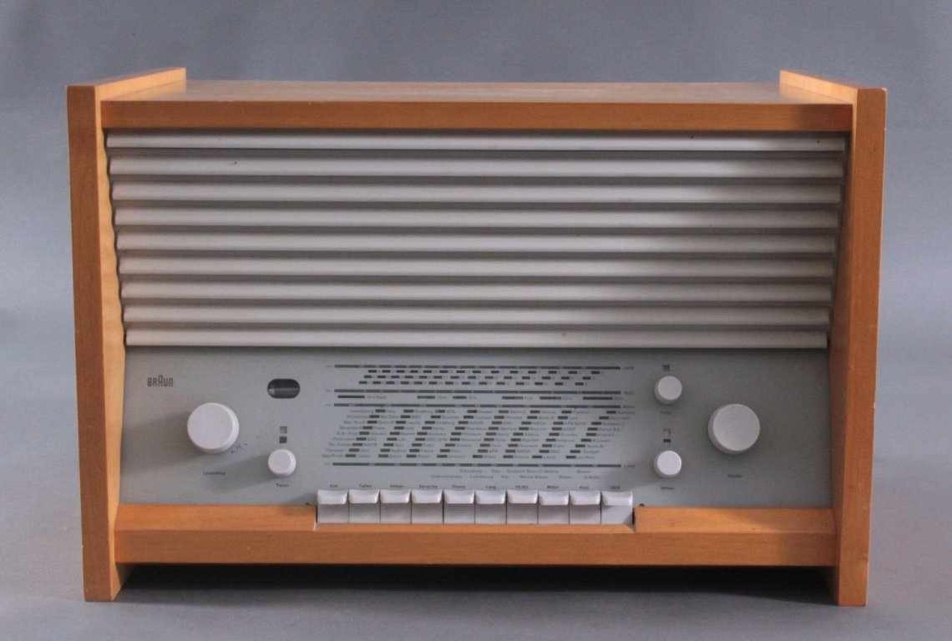 Rundfunkempfänger Braun Type G11/62, Dieter Rams, 1957Radio mit Vakuumröhre von Dieter Rams für