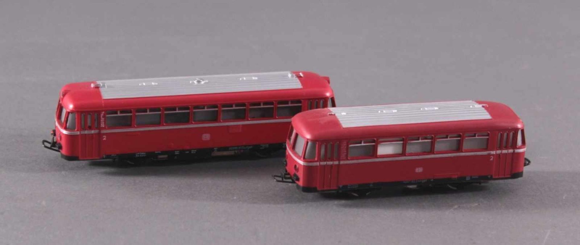 Märklin Schienenbus mit Beiwagen 3016/4018 - Bild 2 aus 2