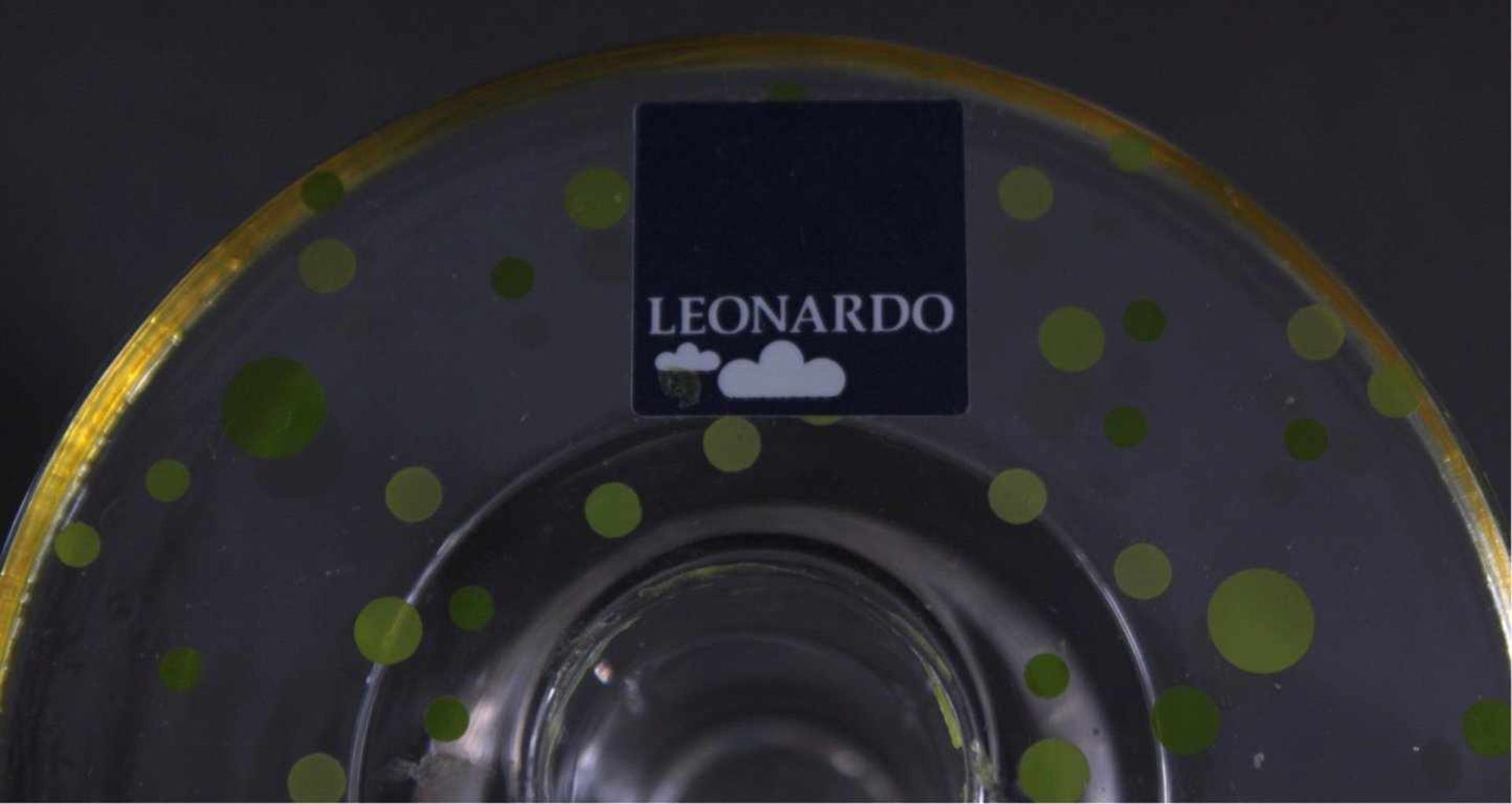 Leonardo-Glas, 16 TeileFarbloses Glas bunt überfangen, 1 Schale Millefiori, ca. H-7cm, 1 Schale, - Bild 4 aus 4