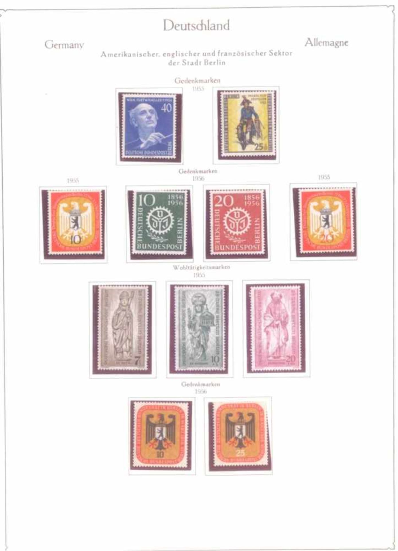 BriefmarkennachlassBerlin Sammlung mit einem Michelwert weit über 2000Euro. Inklusive 1-20 - *. 21- - Bild 12 aus 13