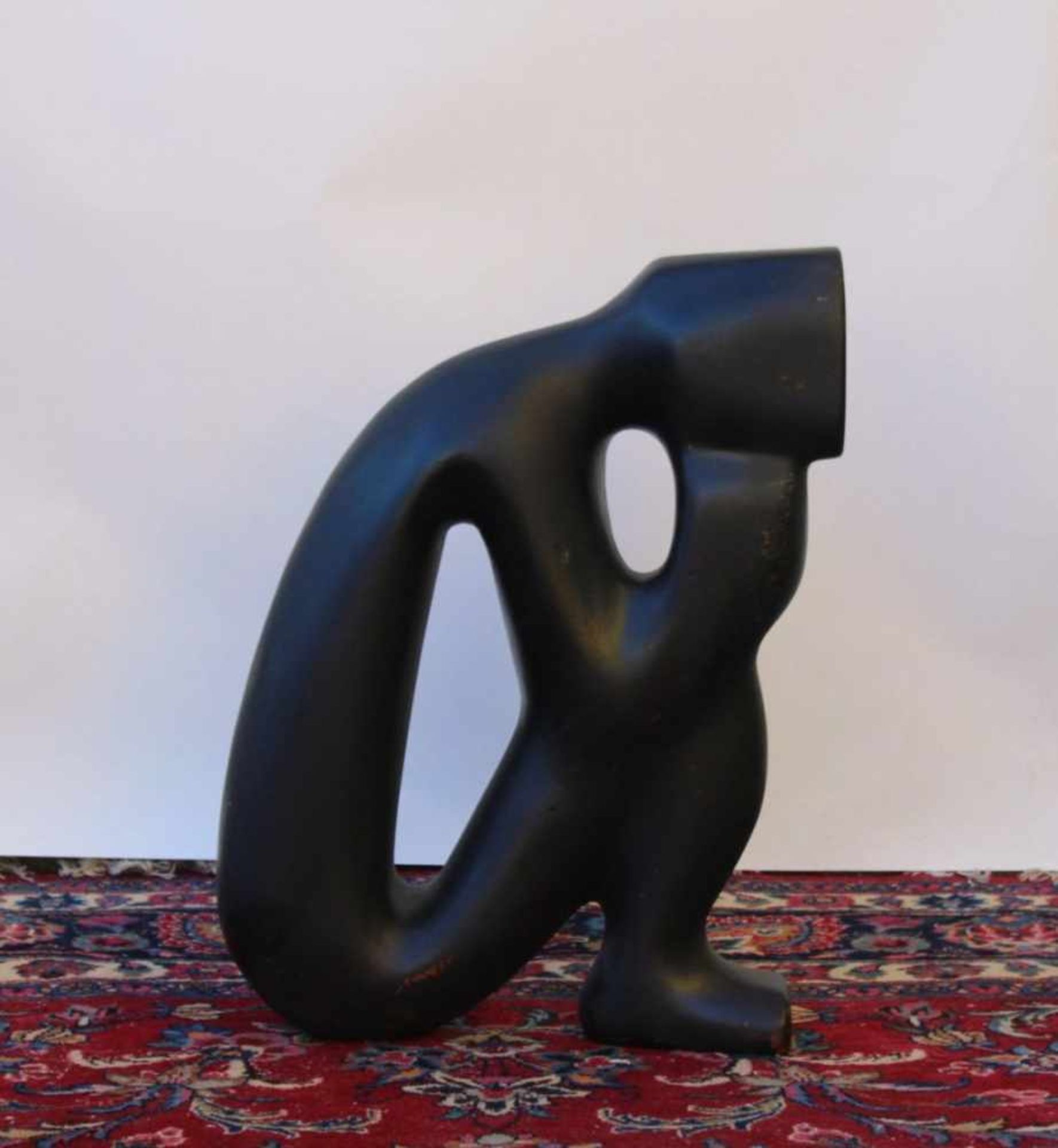 Anton Jezovsek Zvone (1935-2017)Skulptur aus Holz, geschwärzt. Ohne Titel, unsigniert, Maßeca. 56 - Bild 3 aus 6