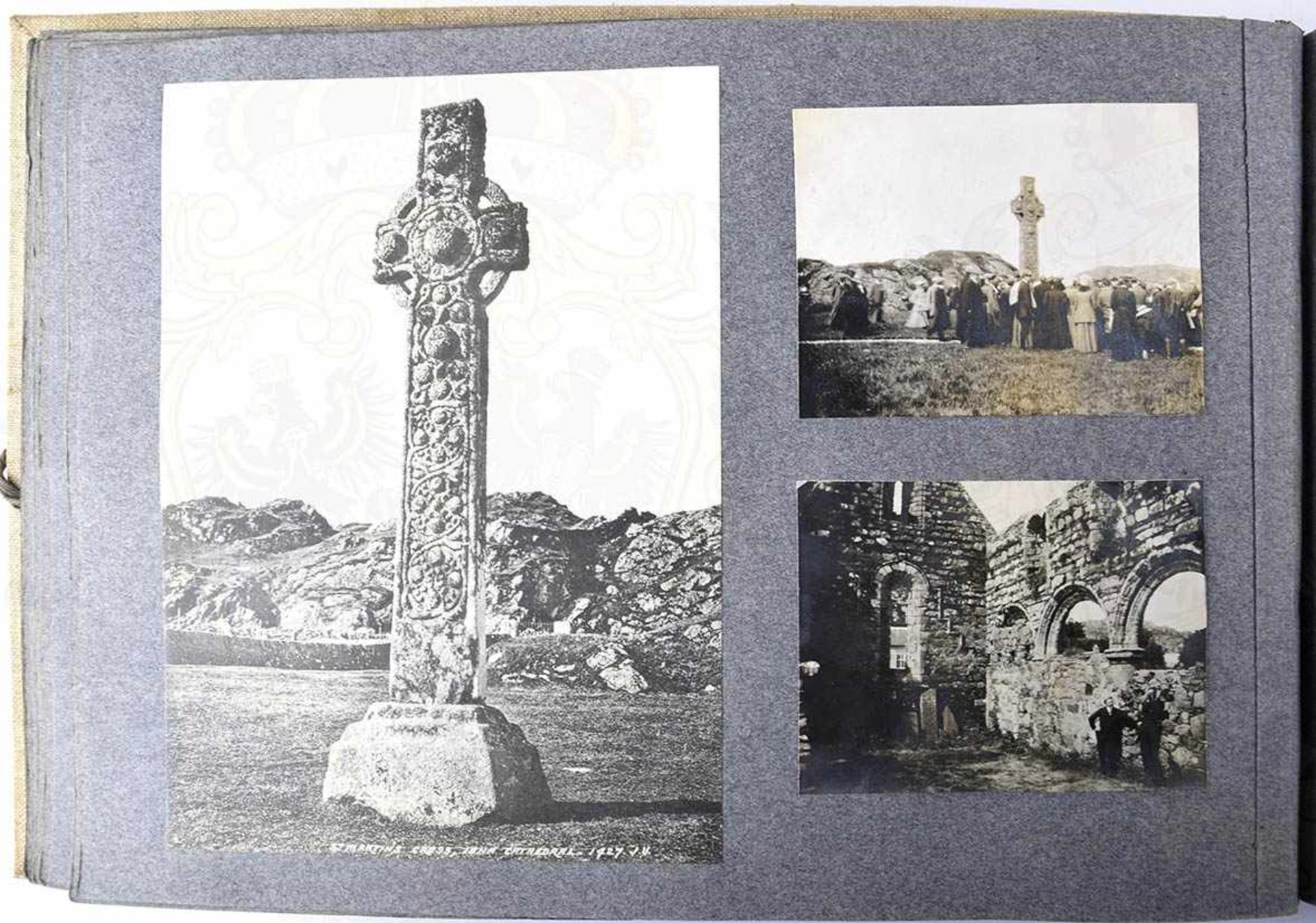 2 FOTOALBEN SCHIFFSREISEN, 1907/1908 Schottland u. Mittelmeer (Dt. Levante Linie Hambg.-Dampfer ,, - Bild 2 aus 5
