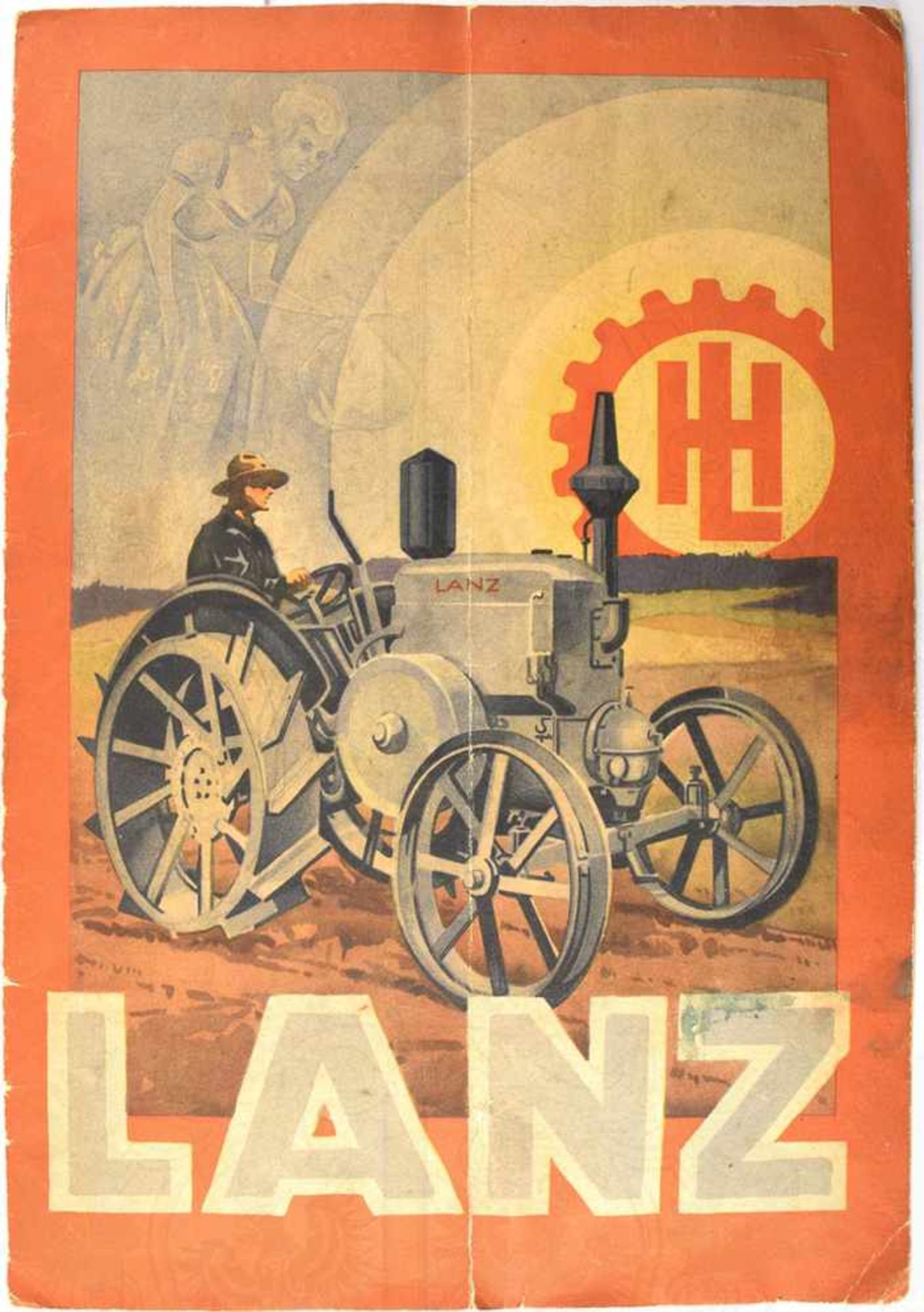 KINDERBUCH „DAS SPIELZEUG“, Werbeheft für den Lanz-Bulldog Ackerschlepper, um 1938, Geschichte
