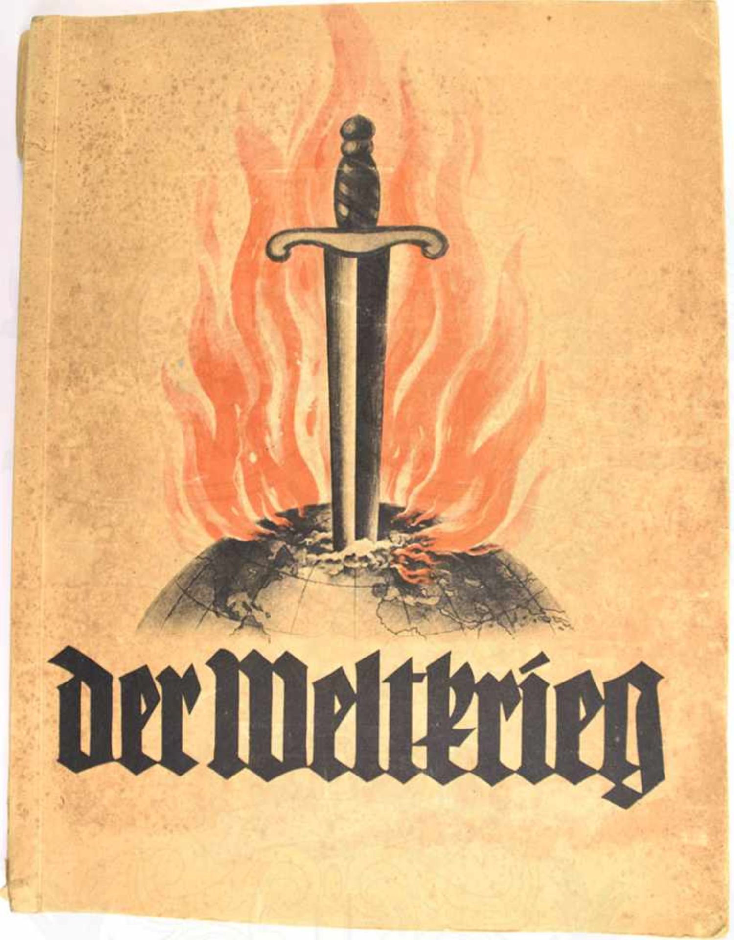 DER WELTKRIEG, Immalin-Werke 1933, ca. 190 Abb. (Serie 19, Bild 6 fehlt), Begleittext, Karten