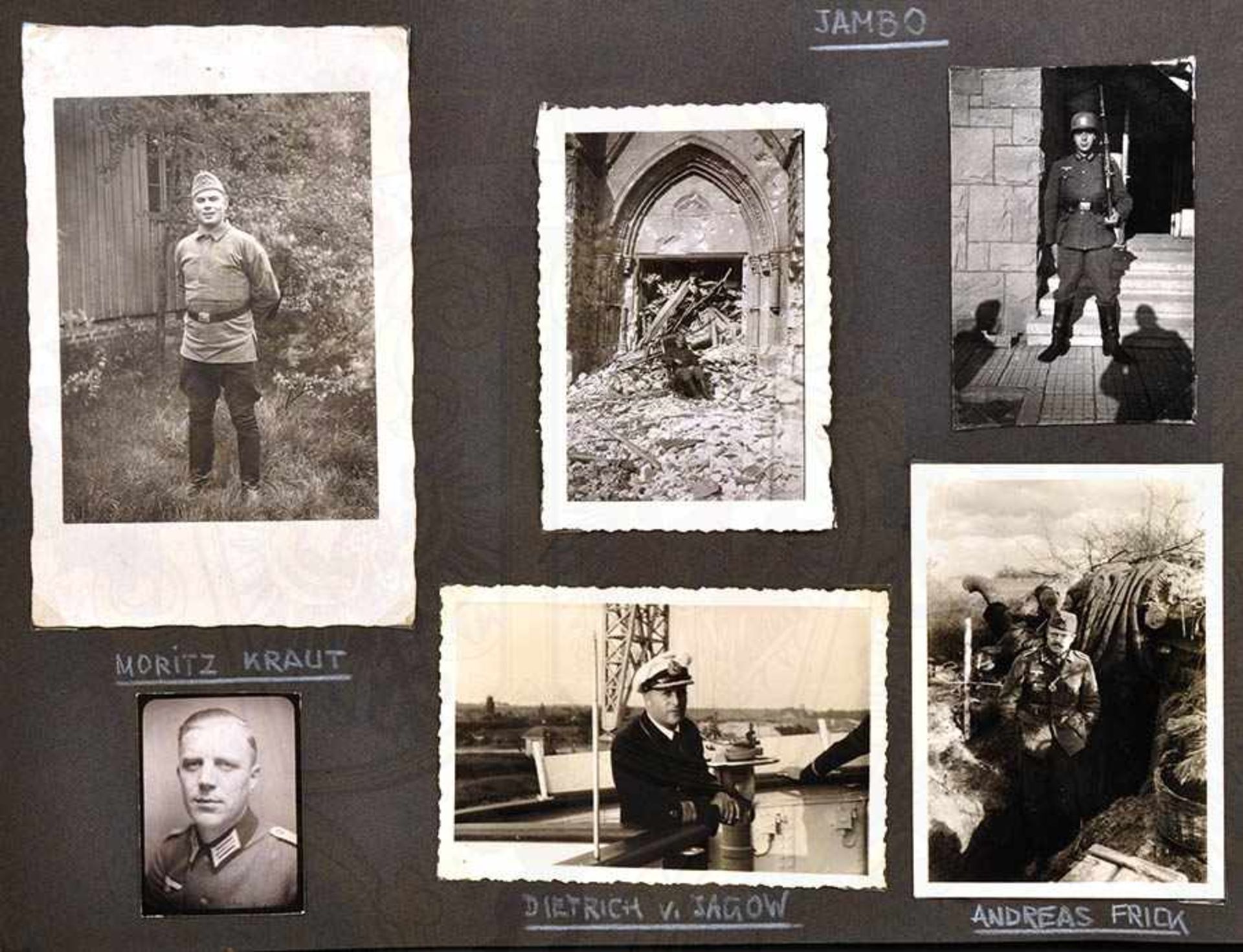 FOTOALBUM EINES LEUTNANTS, Pionier-Bataillon 23 (23. ID), Träger des Goldenen Ehrenzeichens d. - Bild 5 aus 6