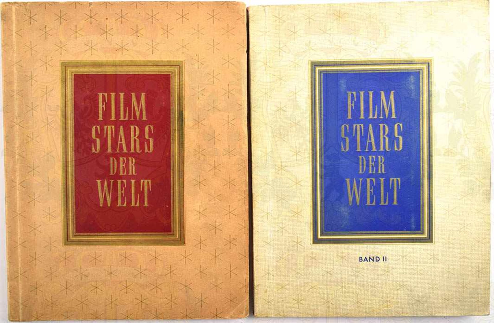 FILM STARS DER WELT, Bde. 1 u. 2, Greiling, Ostholstein 1951, ges. 413 Bilder nach Fotos, bde.,