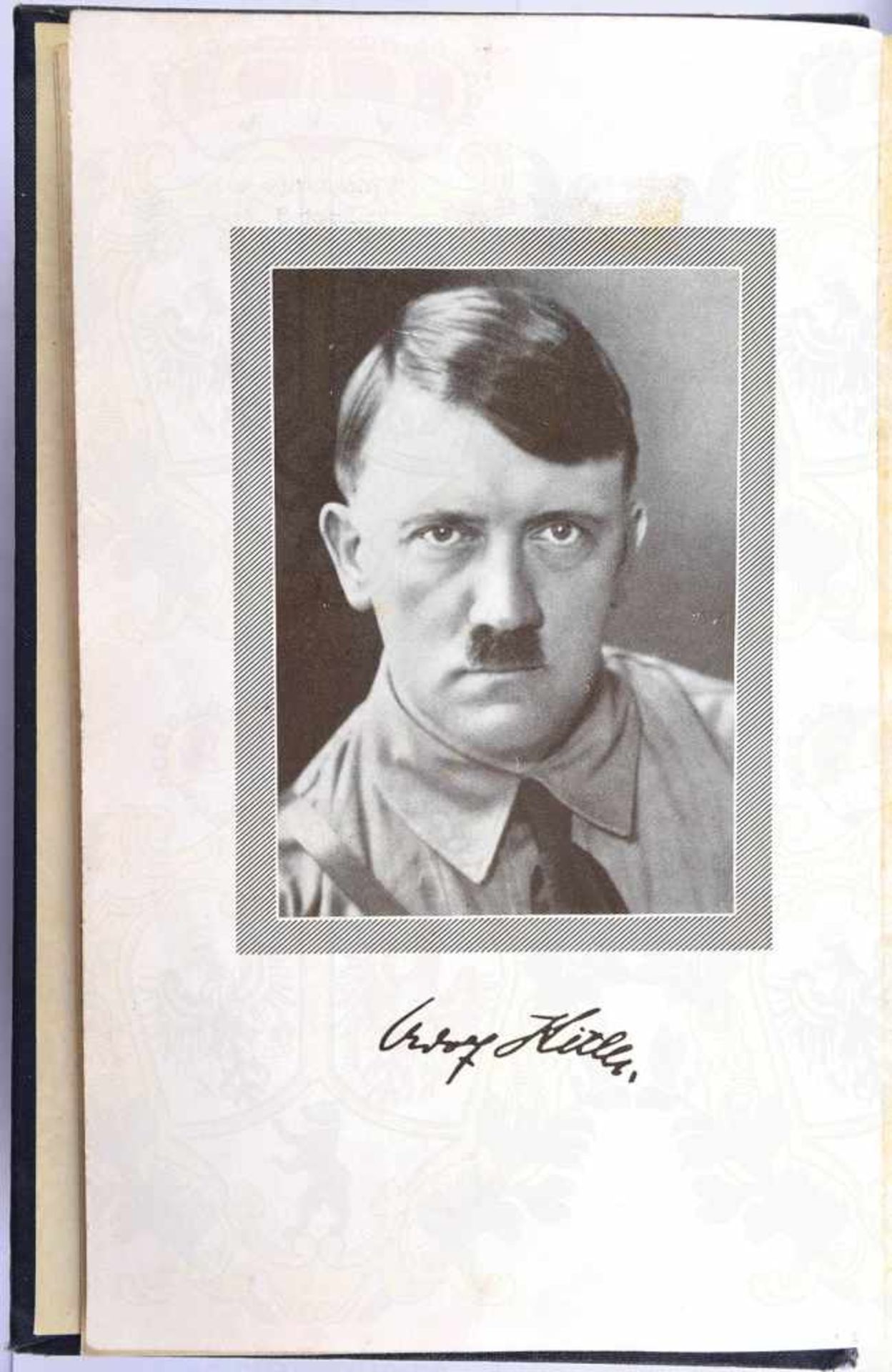 MEIN KAMPF, Adolf Hitler, Volksausgabe, Eher Verlag, München 1938, 781 S., 1 Portrait, goldgepr., - Bild 2 aus 3