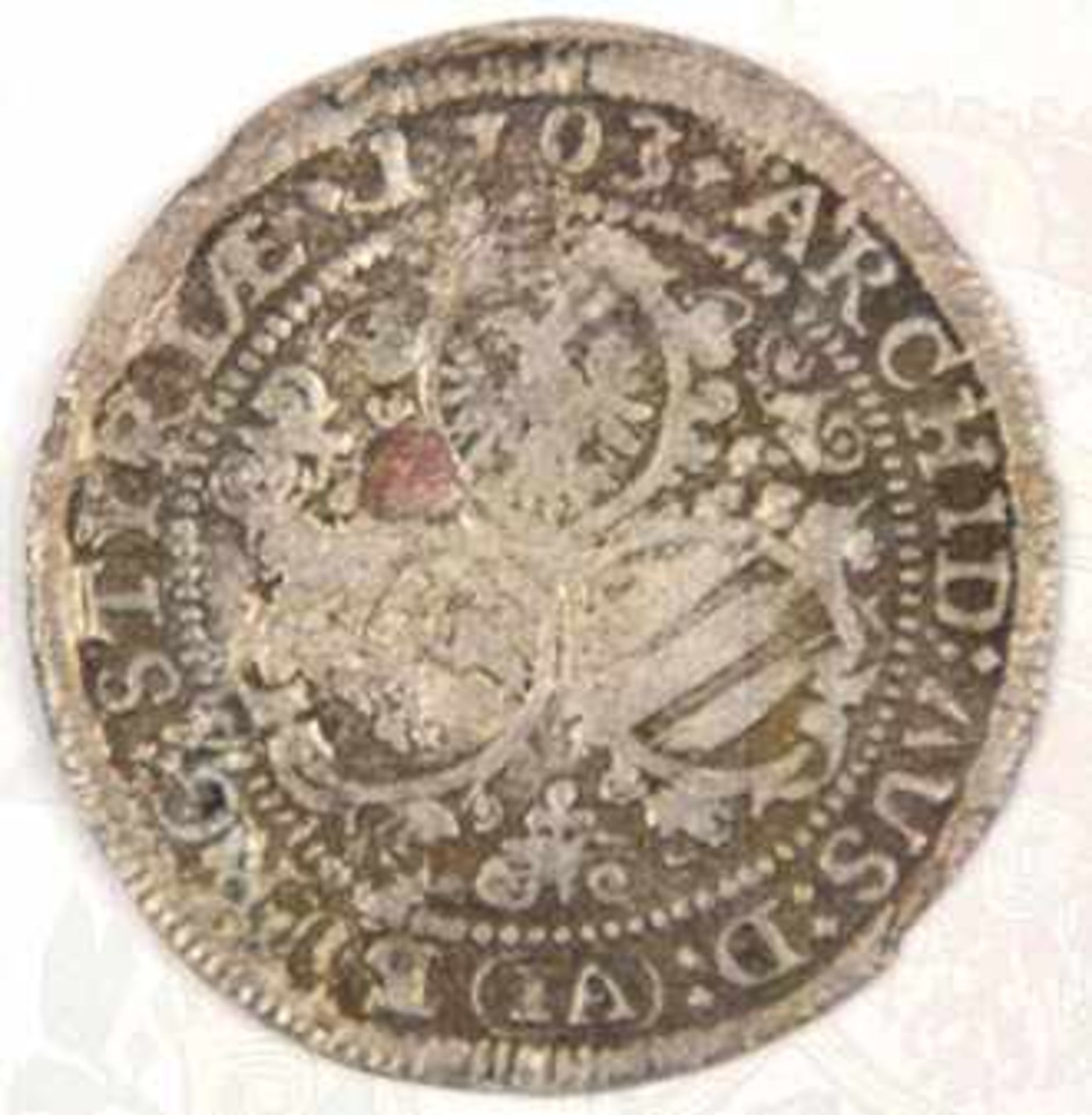 3 KREUZER 1703, Leopold I., Silber, Münzzeichen IA, m. Portrait u. Wappen - Bild 2 aus 2