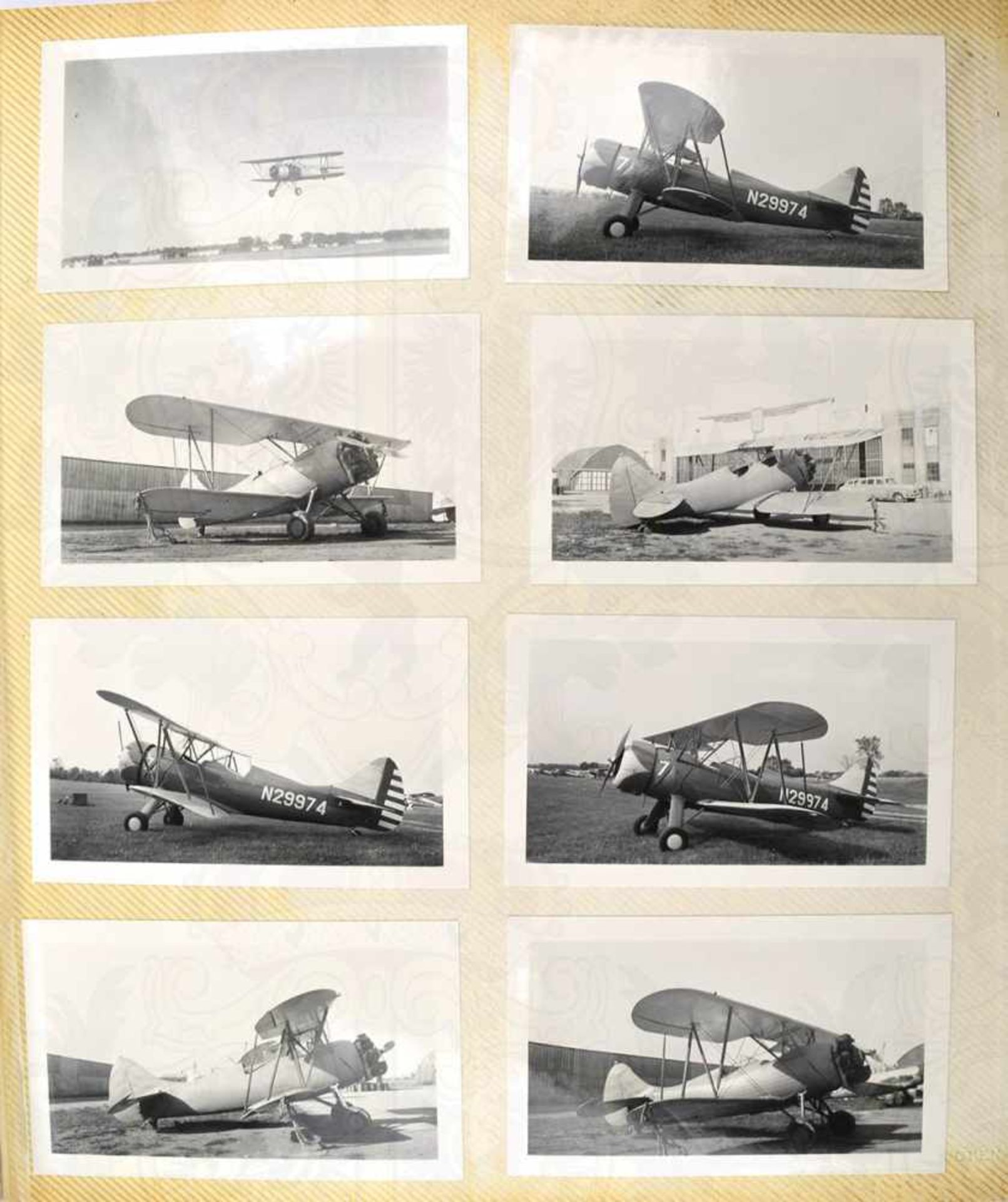 2 FOTOALBEN, mit 320 Fotos v. Aufklärungs-, Trainings-, Sport- und Charterflugzeugen etc., meist - Bild 5 aus 5