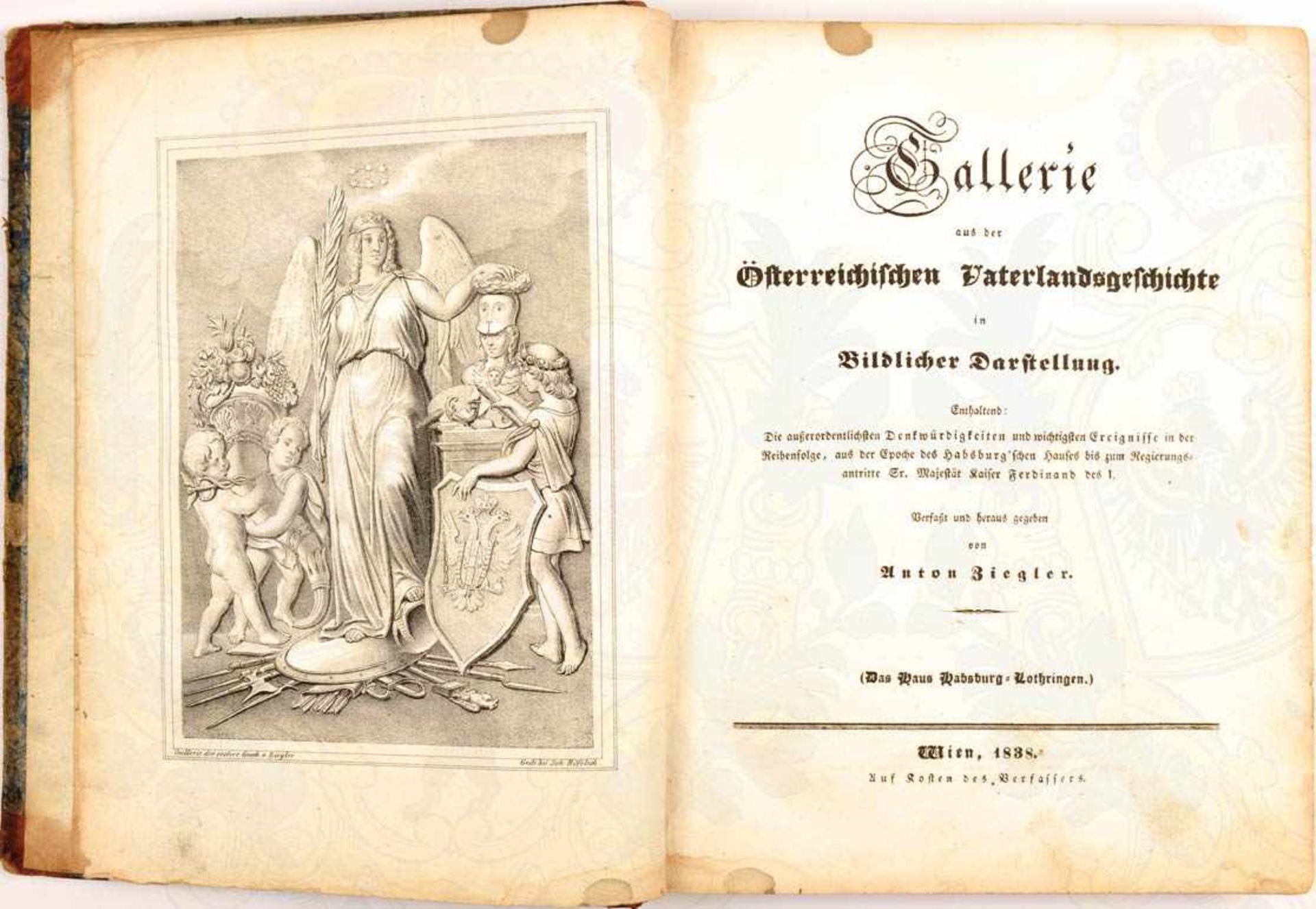 GALLERIE AUS DER ÖSTERREICHISCHEN VATERLANDSGESCHICHTE, „in Bildlicher Darstellung“, Band 3, A.