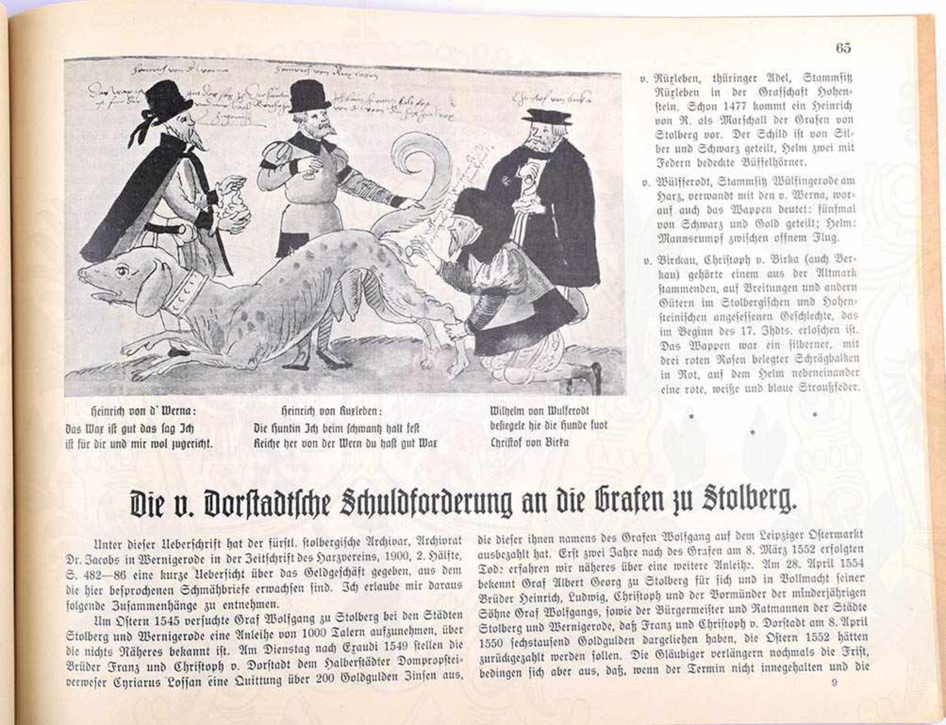SCHELTBRIEFE UND SCHANDBILDER, „ein Rechtsbehelf aus dem 15. und 16. Jahrhundert“, München 1930, - Bild 3 aus 3