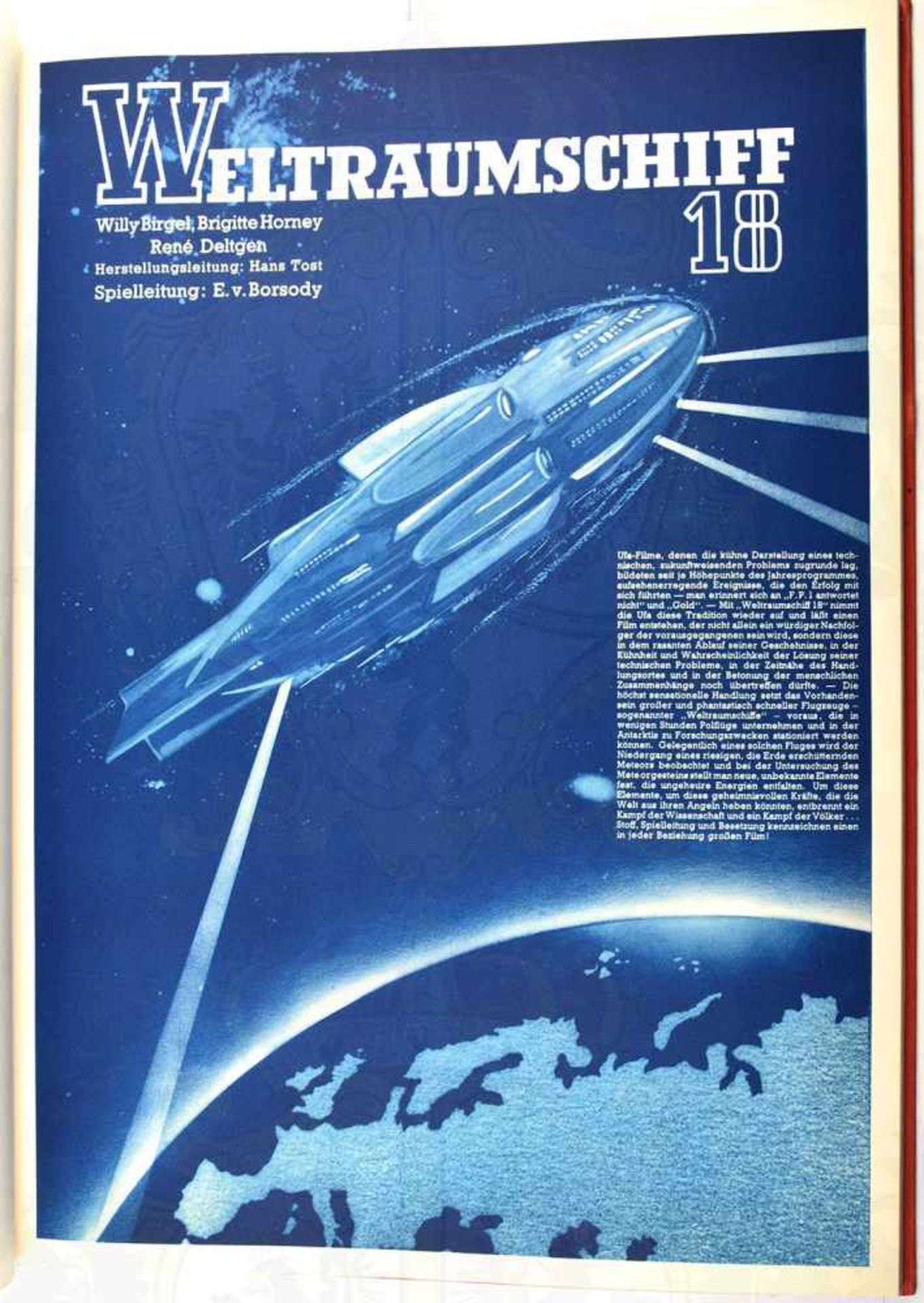 UFA 1939/1940 - DURCH LEISTUNG ZUM ERFOLG, Programm f. 34 Filme, Kadetten, Jagd ohne Gnade, - Bild 2 aus 3