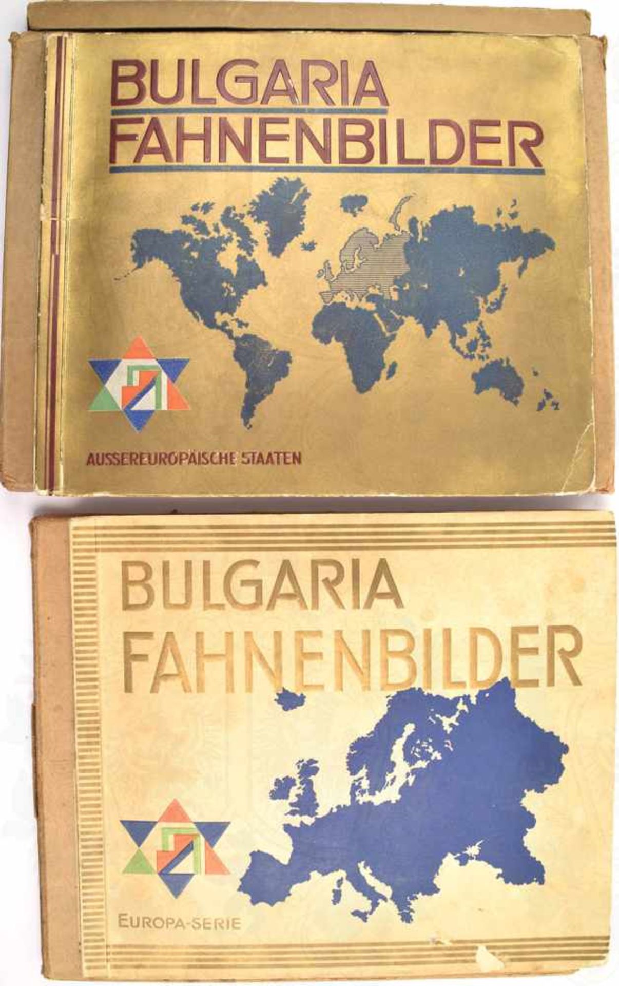 BULGARIA - FAHNENBILDER, Europa-Serie u. Außereuropäische Staaten, Reemtsma, Hamburg, 1936, ges. 400