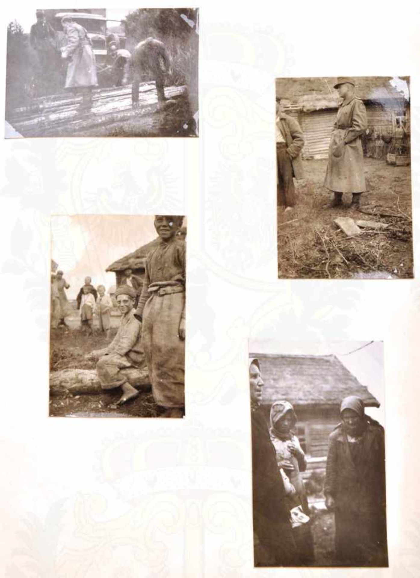 2 FOTOALBEN 206. INFANTERIE-DIVISION, Russlandfeldzug 1942-43, über 360 Fotos, davon 128 Repros, - Bild 6 aus 15